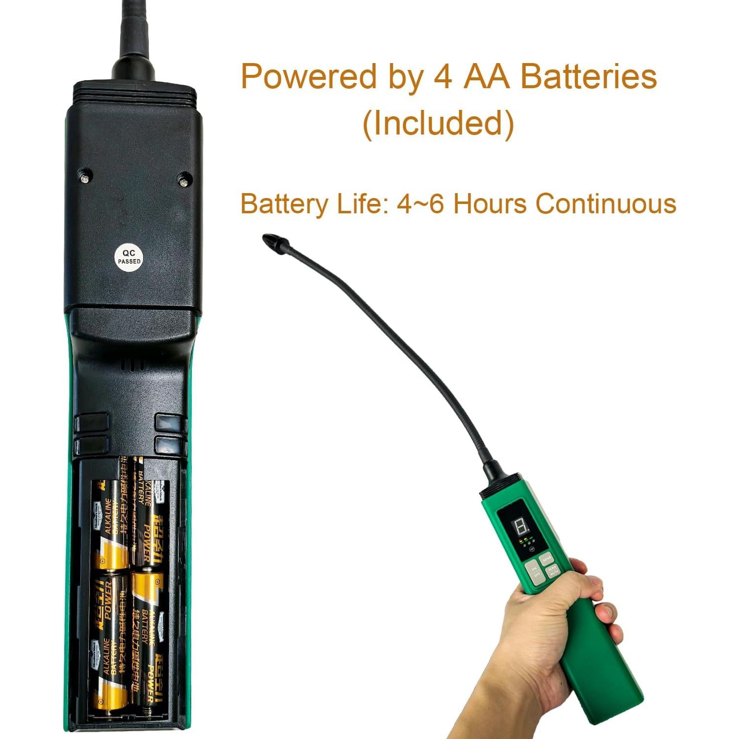 Detector de Fugas de Refrigerante Vanlison VAN-DY5751 con Pantalla Digital
