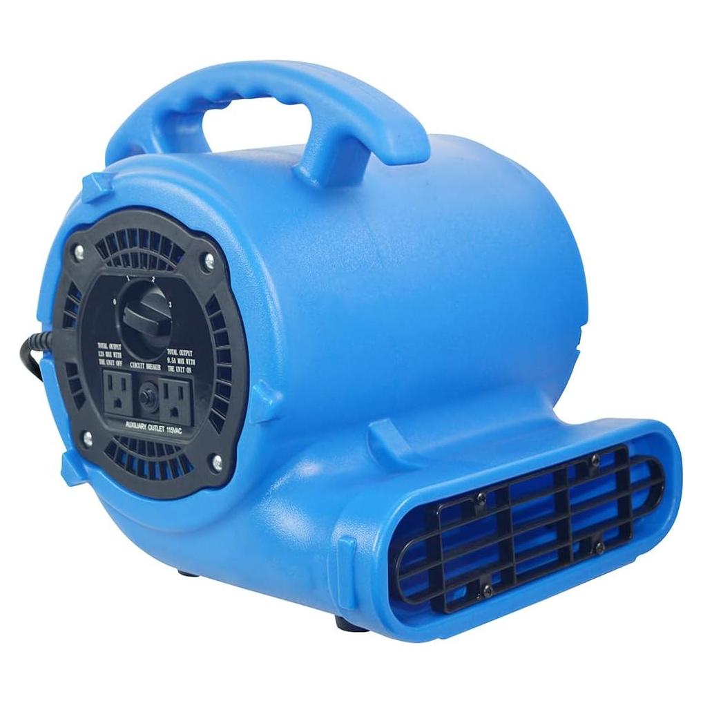 Ventilador de Piso BloTek 1/2hp 2800 CFM Azul