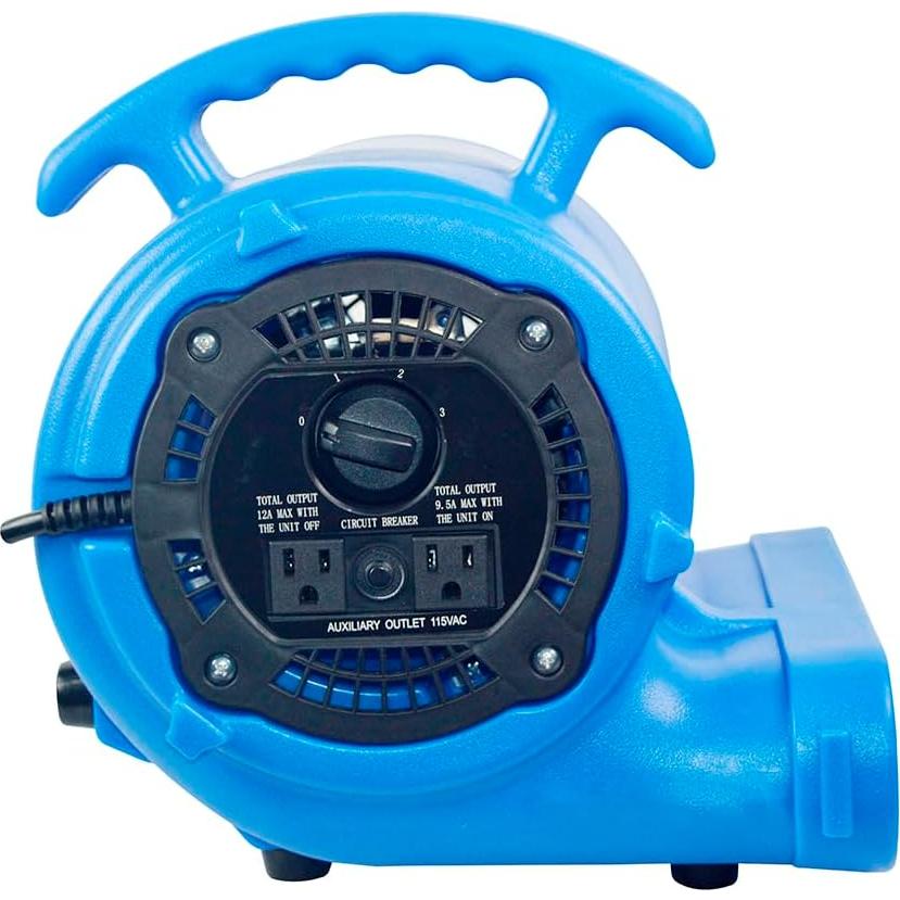 Ventilador de Piso BloTek 1/2hp 2800 CFM Azul