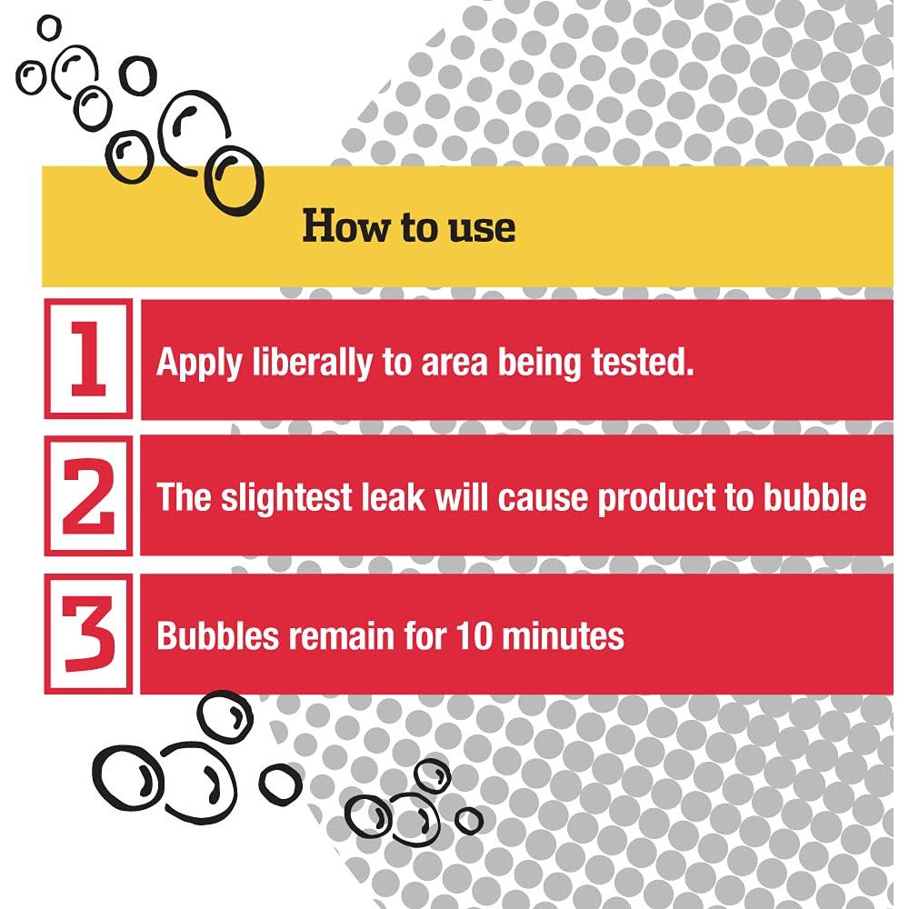 Gasoila Spray Detector de Fugas 1 Pinta - No Tóxico y Seguro