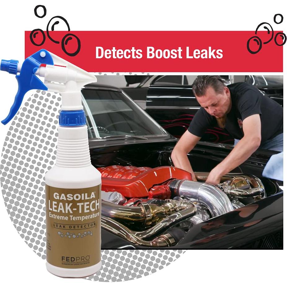 Gasoila Spray Detector de Fugas 1 Pinta - No Tóxico y Seguro