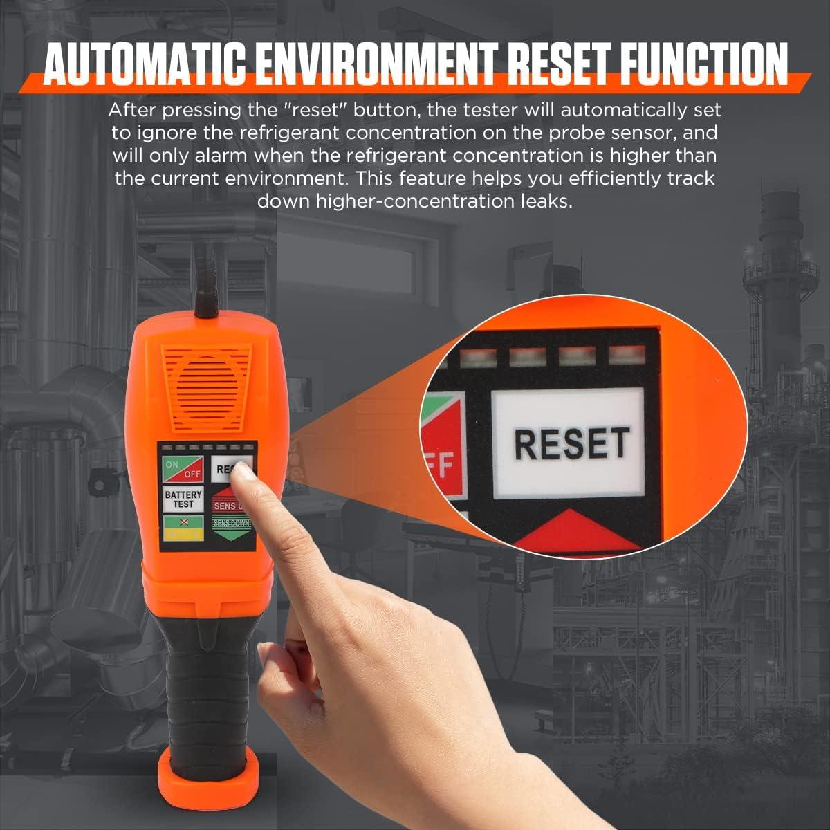 Detector de Fugas de Refrigerante KAISAL AC06 6 Sensibilidades