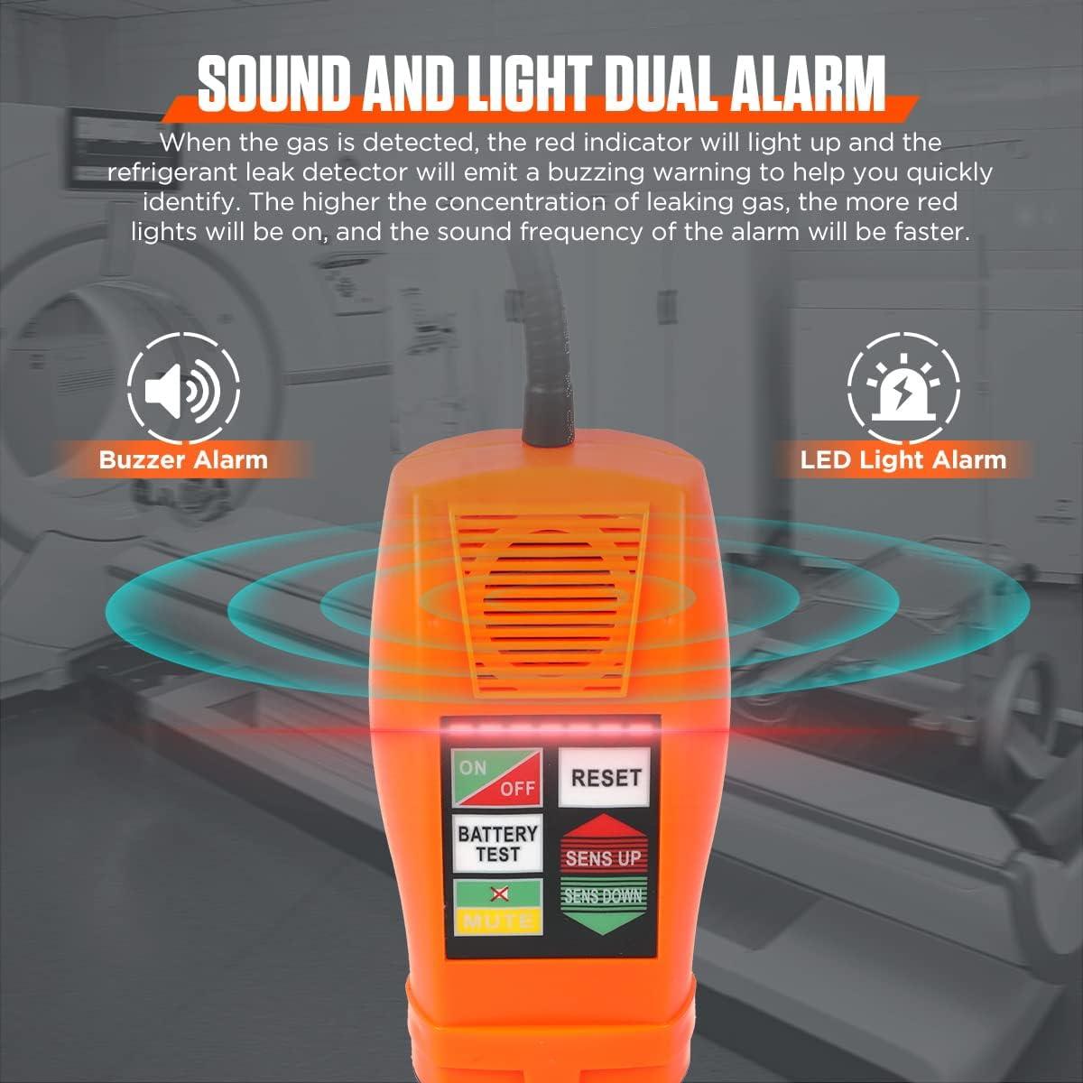 Detector de Fugas de Refrigerante KAISAL AC06 6 Sensibilidades