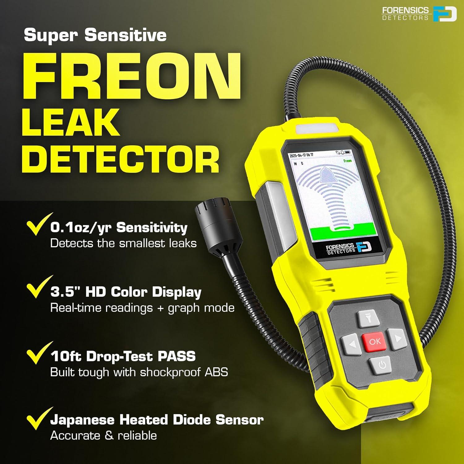 Detector de Fugas de Freón Forensics FD-92 | Sensibilidad 2.83 g/año