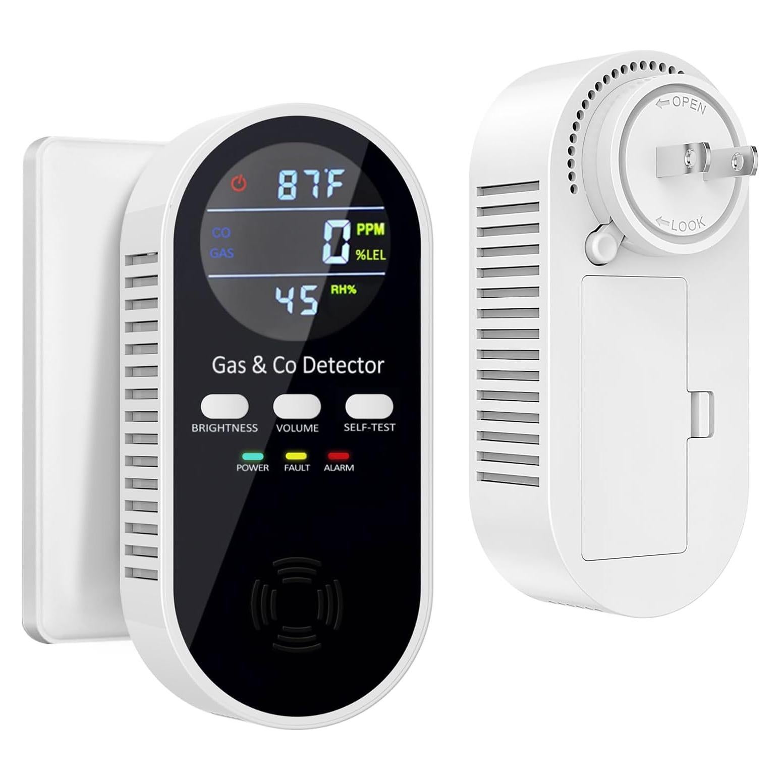 Detector de Gas y Monóxido de Carbono FLUNGSKY 5 en 1