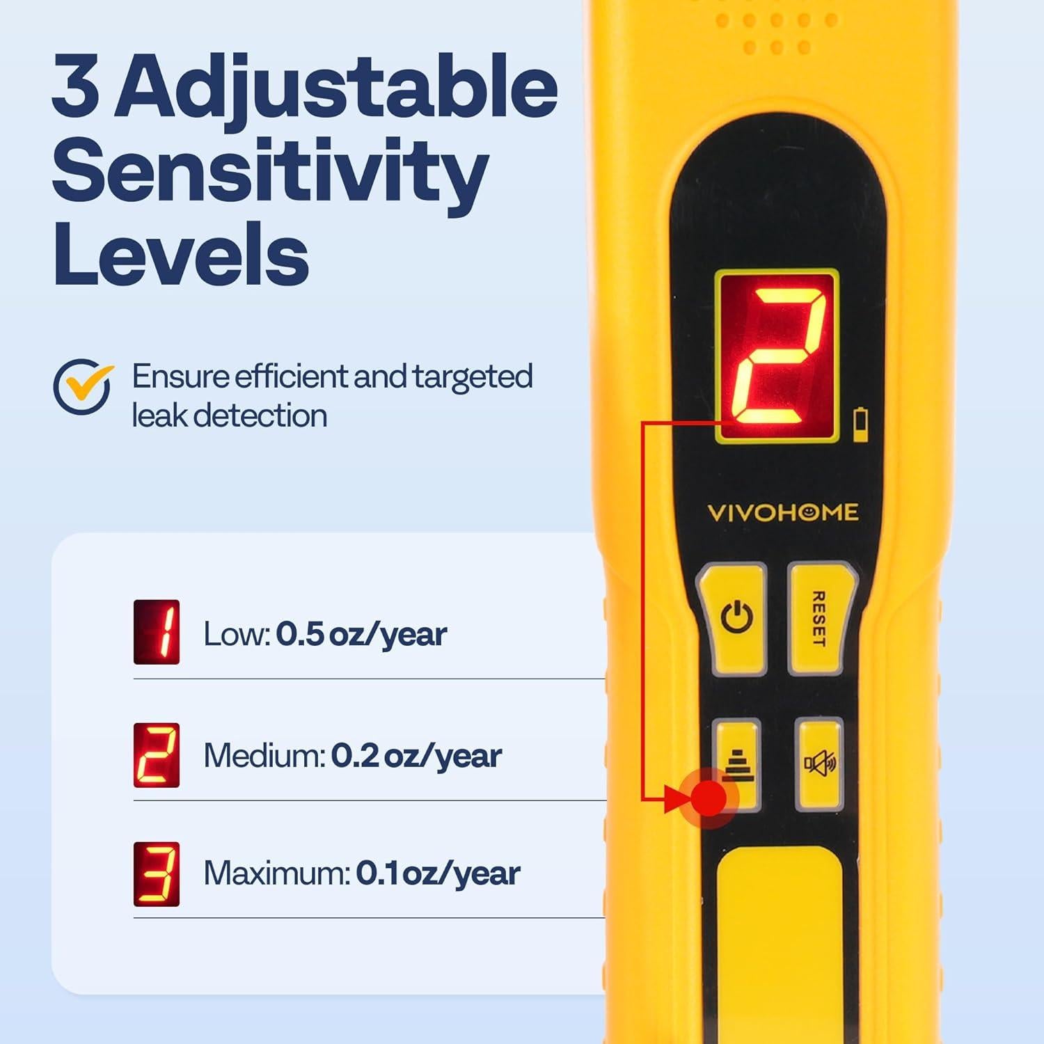 Detector de Fugas de Refrigerante VIVOHOME VH1678CA 0.1oz/año