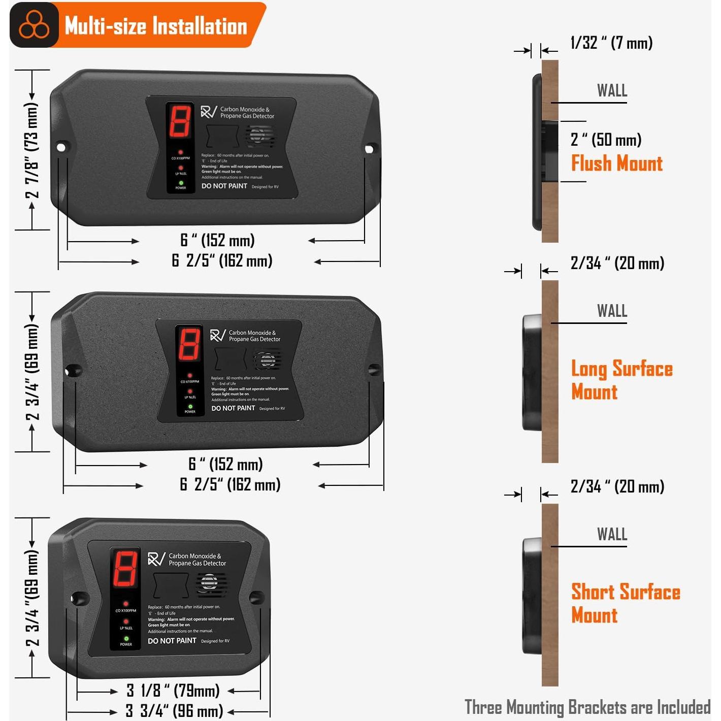 Detector de Monóxido de Carbono y Propano WildPulse 12V