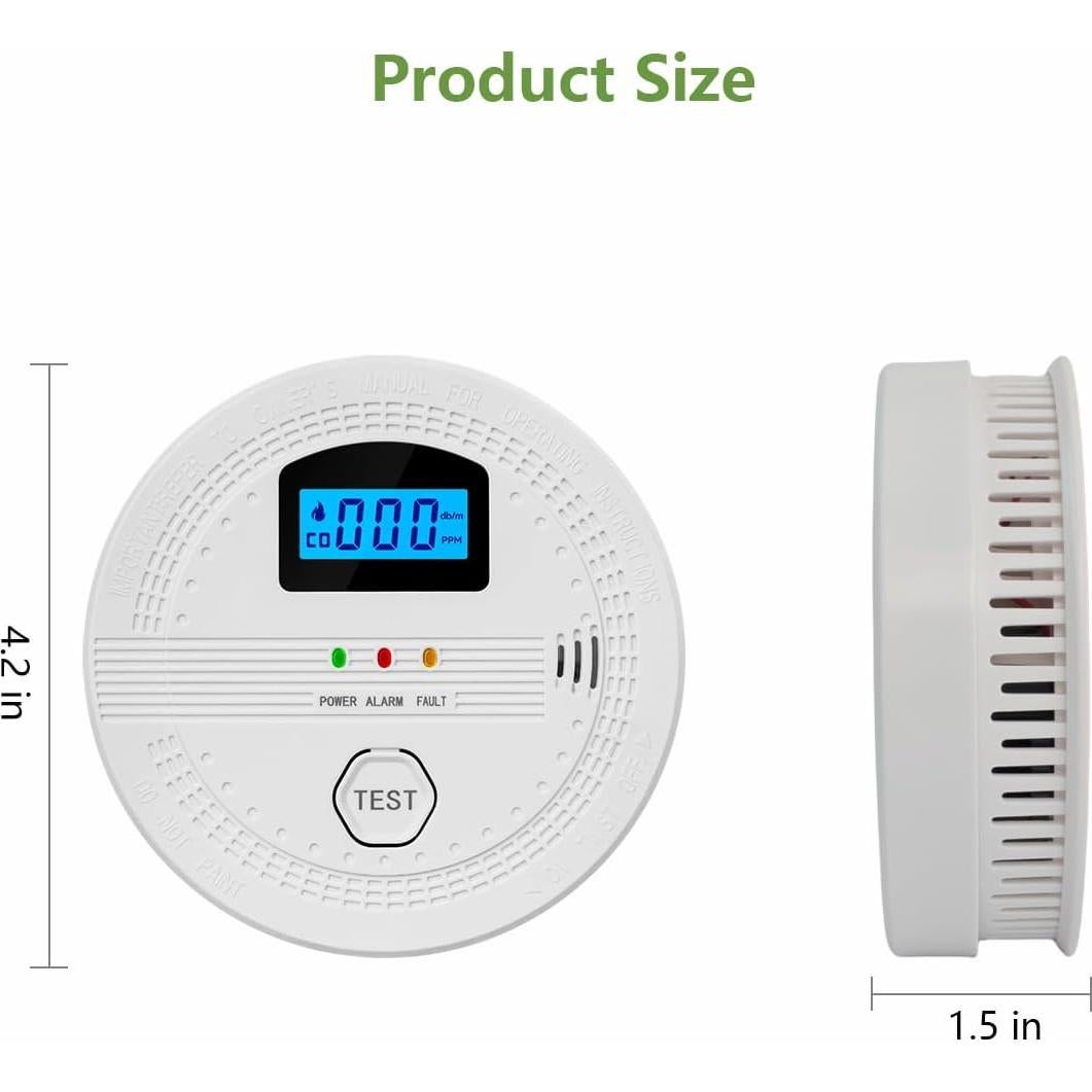 Detector de Humo y Monóxido de Carbono AITecSecLfe WJ-SC06