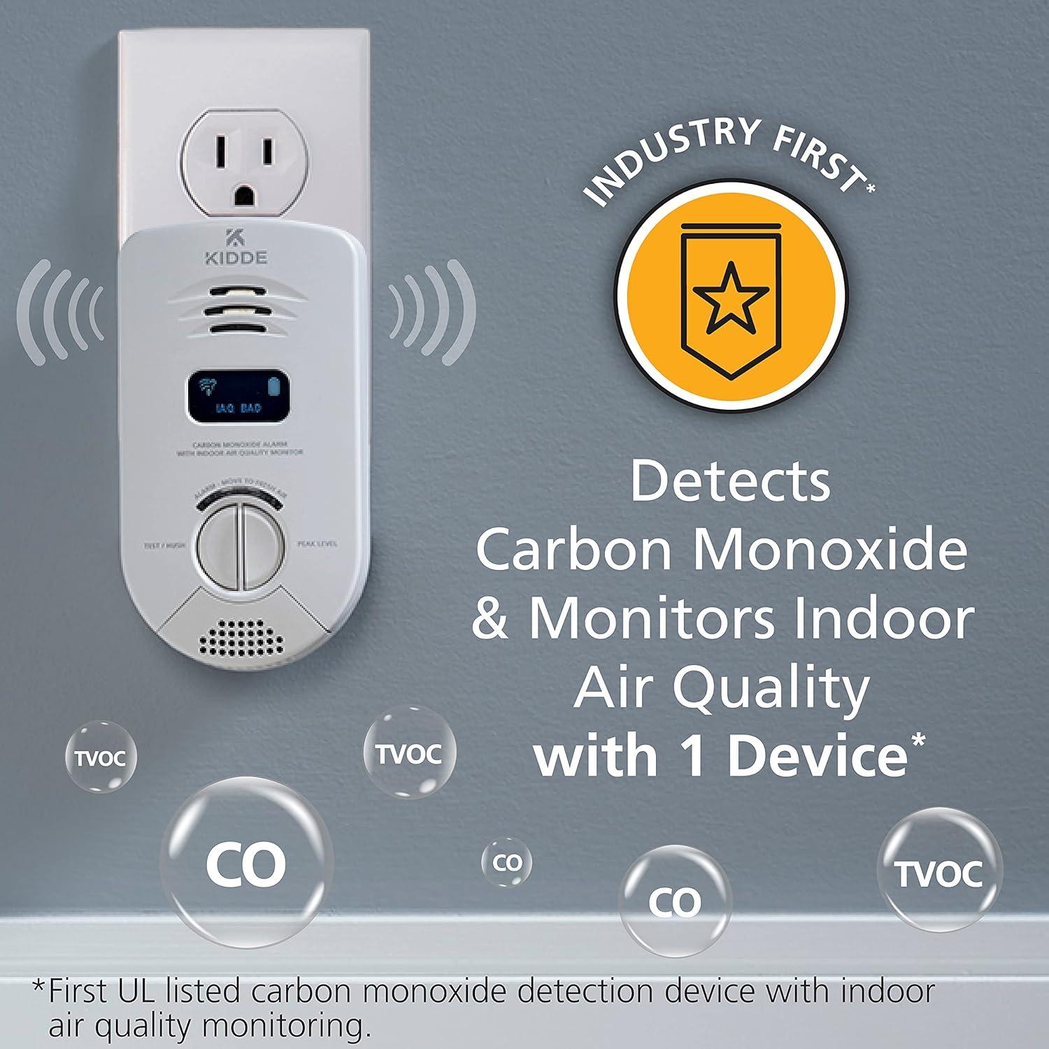 Detector de Monóxido de Carbono Kidde KN-COP-DP-10YL-AQ-WF WiFi