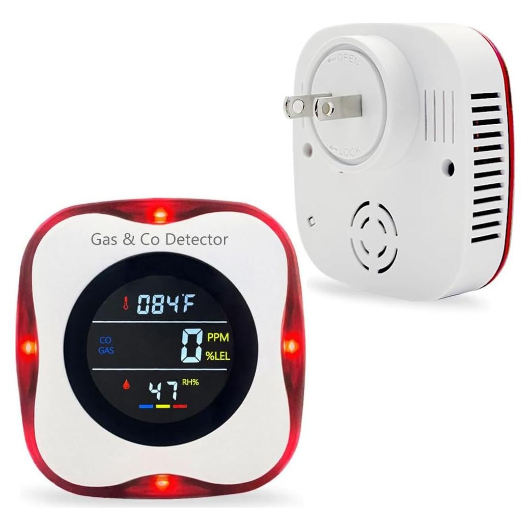 Detector Combinado de Monóxido de Carbono y Gas KH Alert