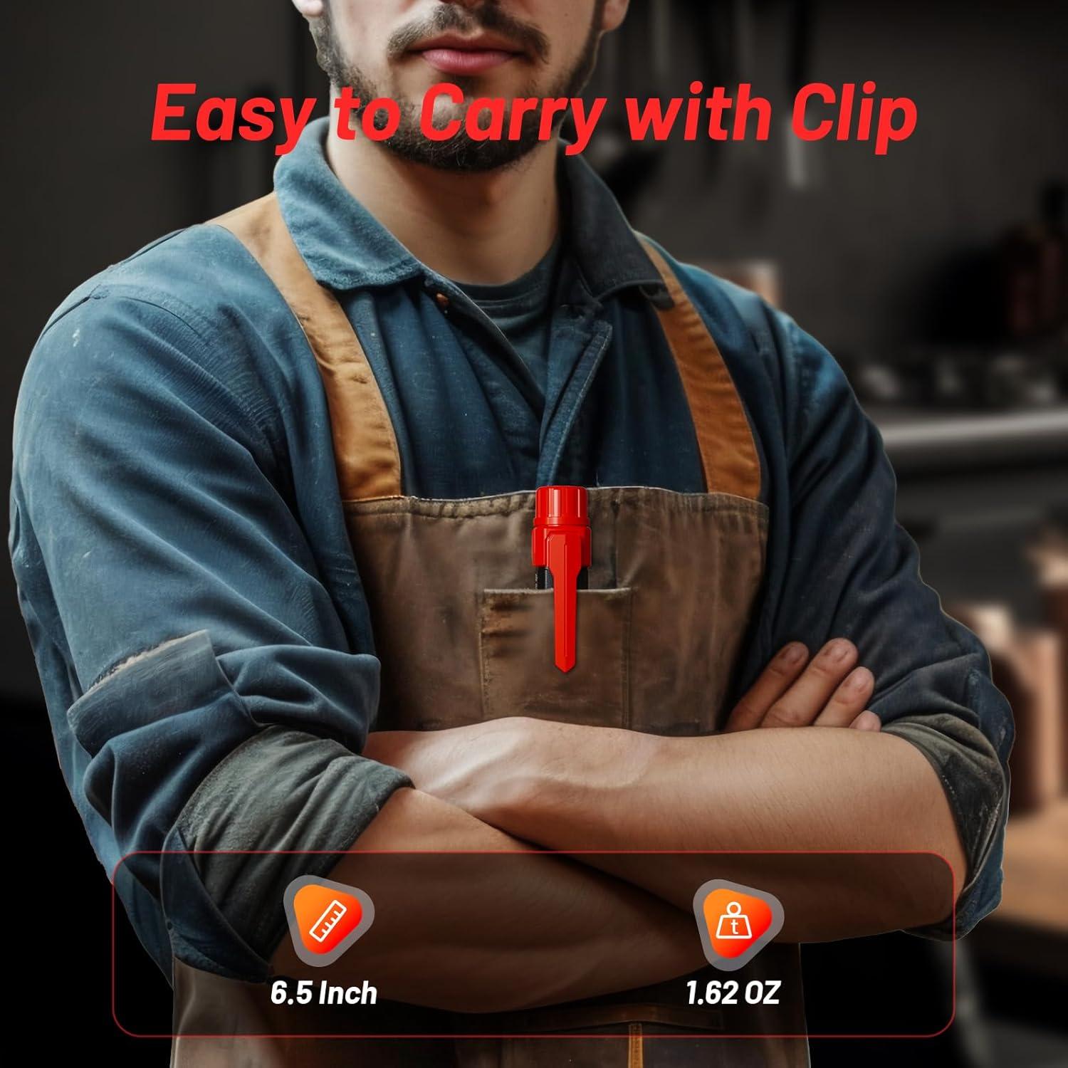 Detector de Fugas de Gas Natural YOJOCK HT60 Portátil con Alarma