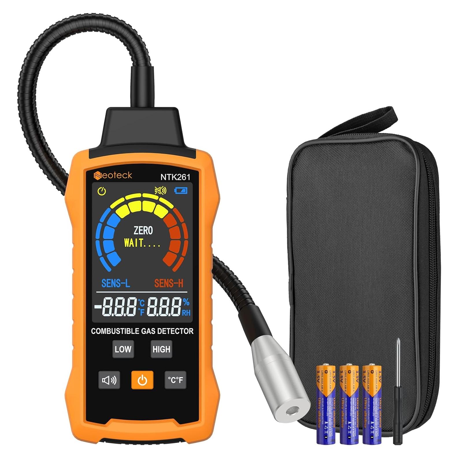 Detector de Fugas de Gas Neoteck NTK261 con Alarma Auditiva