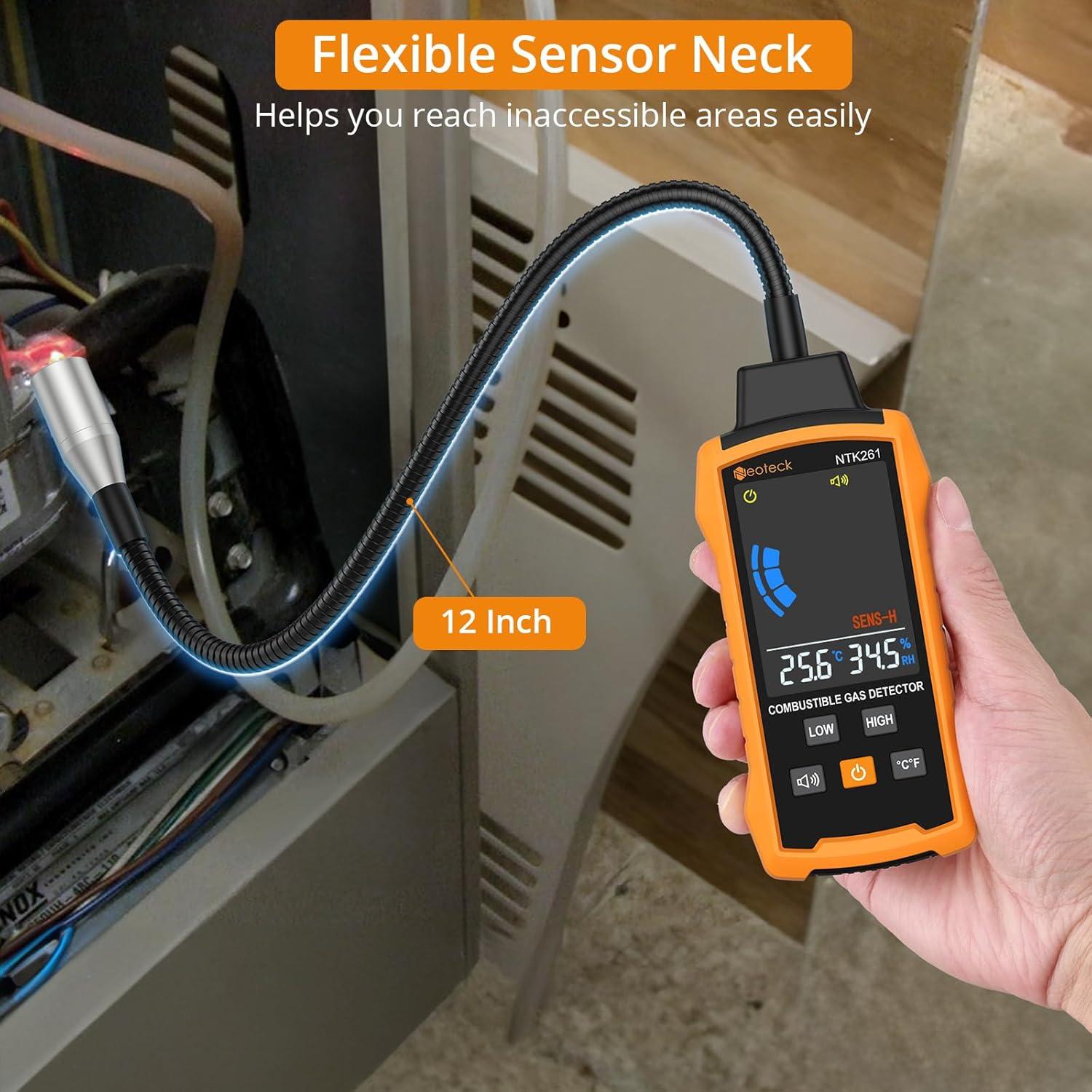 Detector de Fugas de Gas Neoteck NTK261 con Alarma Auditiva