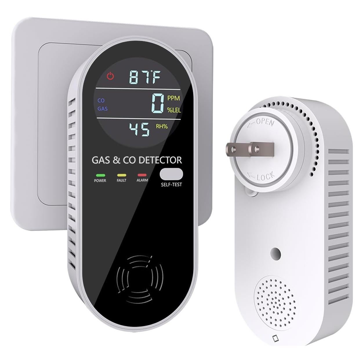 Detector de Gas Natural y Monóxido Sooguard KH158 4 en 1