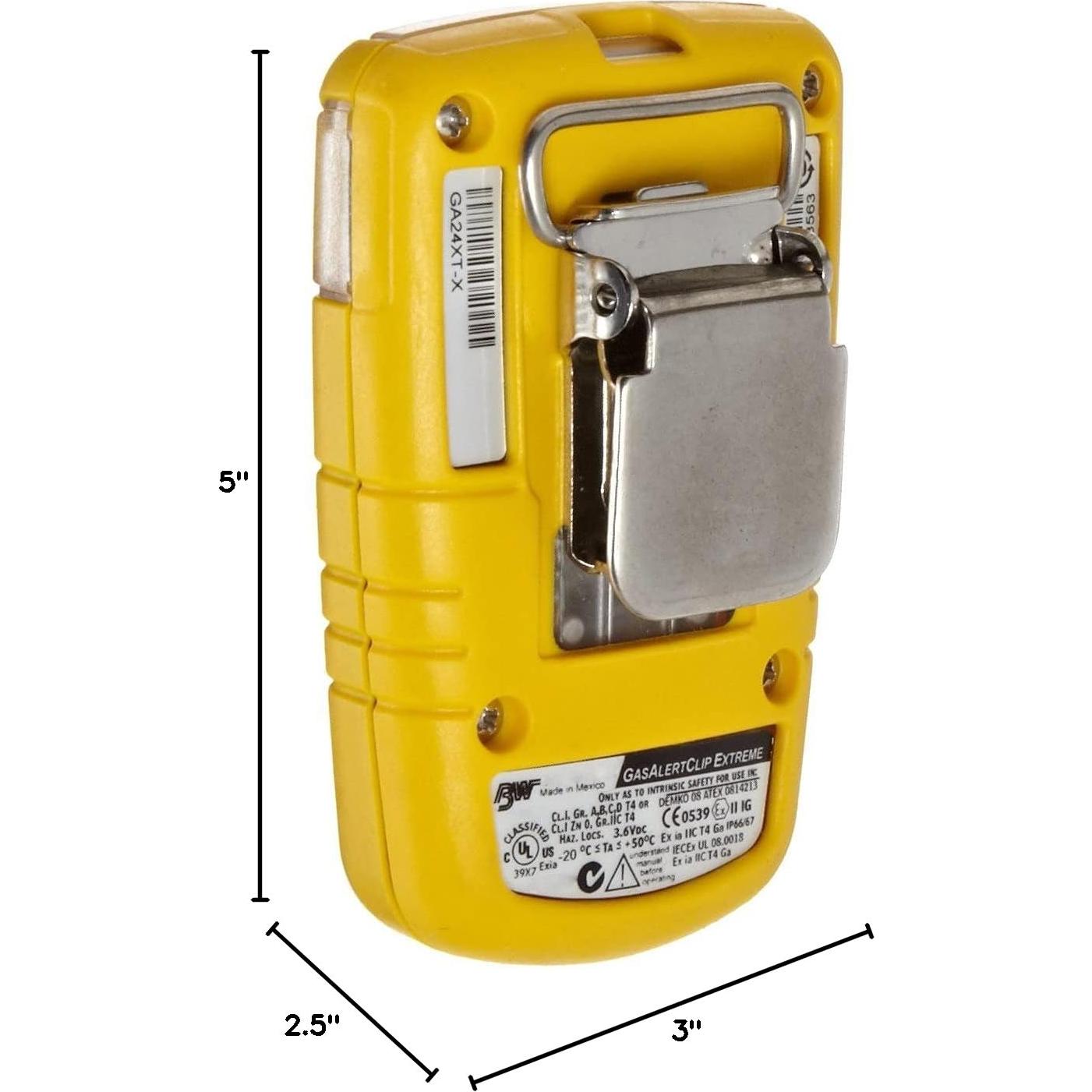 Monitor de Gas H2S BW Clip BWC2-H Eléctrico Sin Mantenimiento