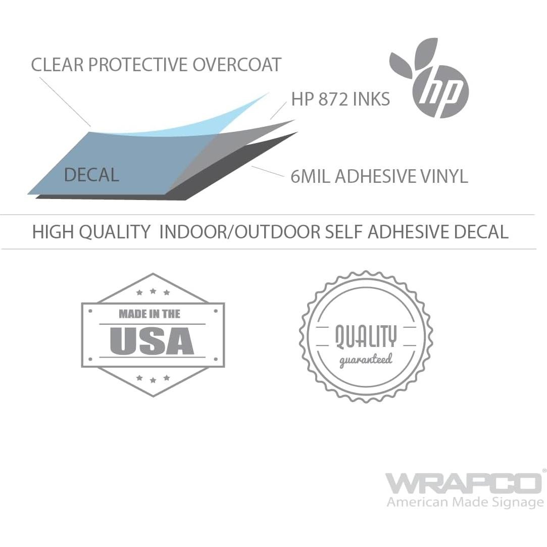 Etiquetas de Tubería de Gas Natural Wrapco 25 Pack Autoadhesivas