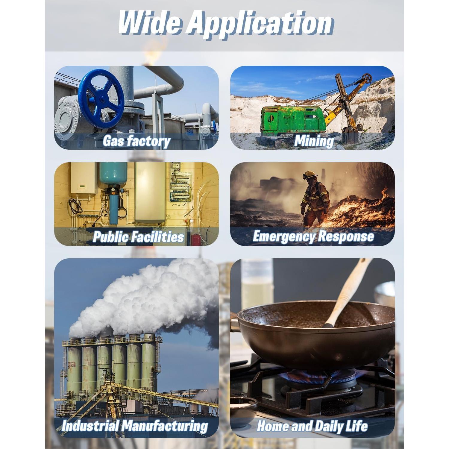 Detector de Gas APOWER GD-2 4 Gases H2S CO LEL O2 Portátil