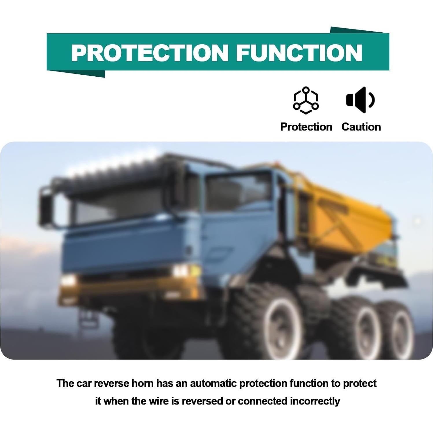 Alarma de Respaldo ZOKYUYS 12V/24V 105dB Impermeable