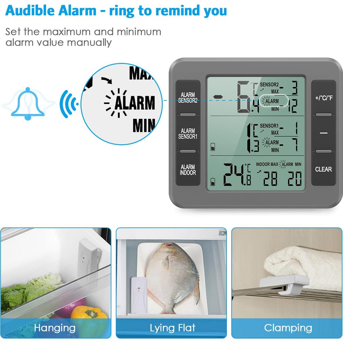 Termómetro Inalámbrico AMIR para Refrigerador y Congelador