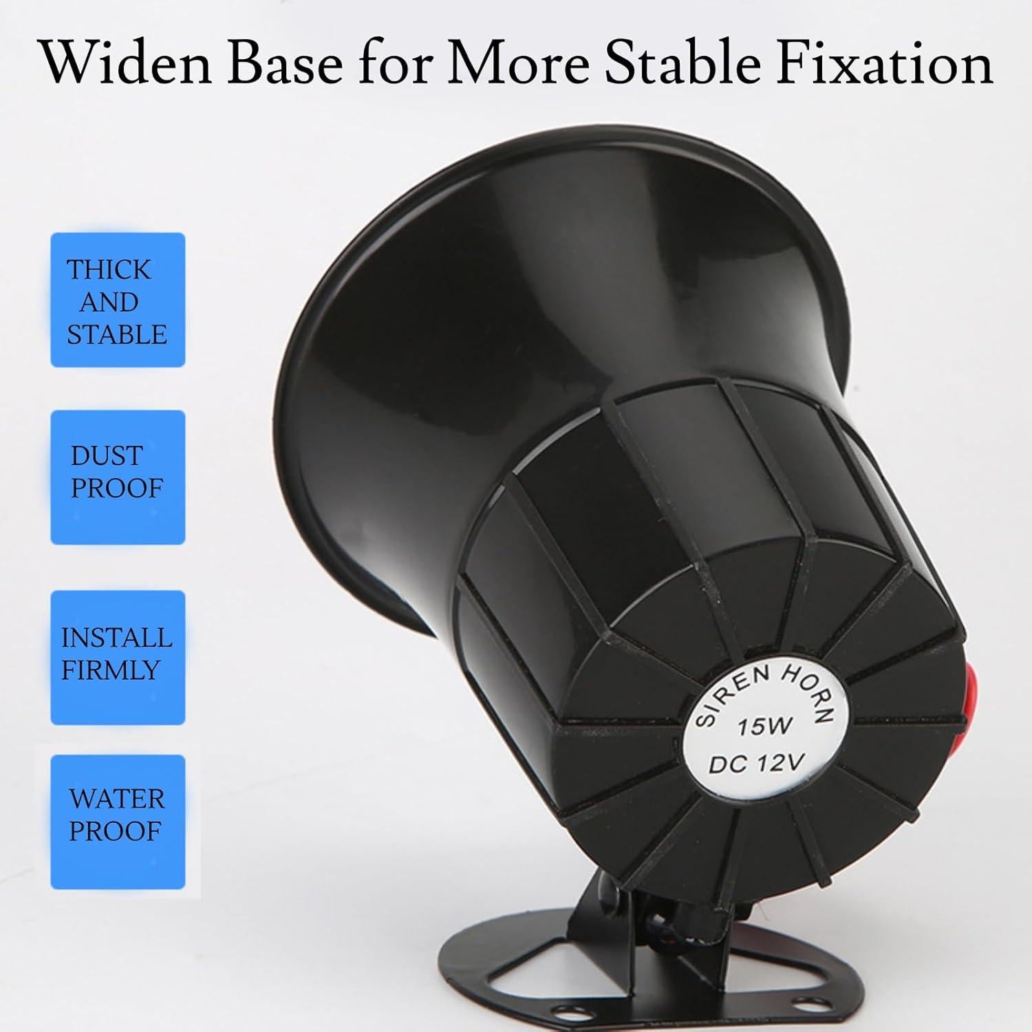 Sirena de Alarma Dioche ES-626 110dB DC 12V para Seguridad