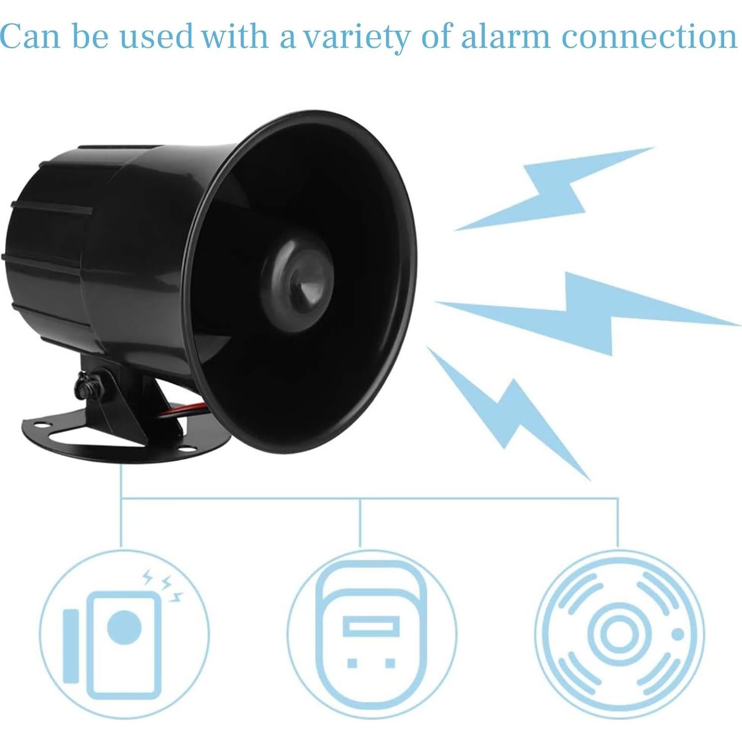 Sirena de Alarma Dioche ES-626 110dB DC 12V para Seguridad