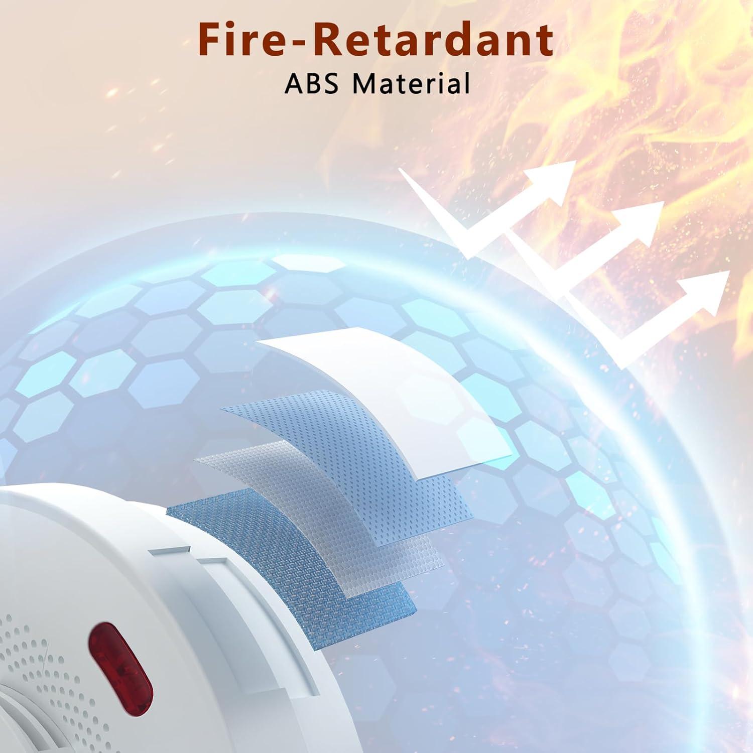 Detector de Humo Inteligente Uingarm WiFi 6 Unidades 85dB