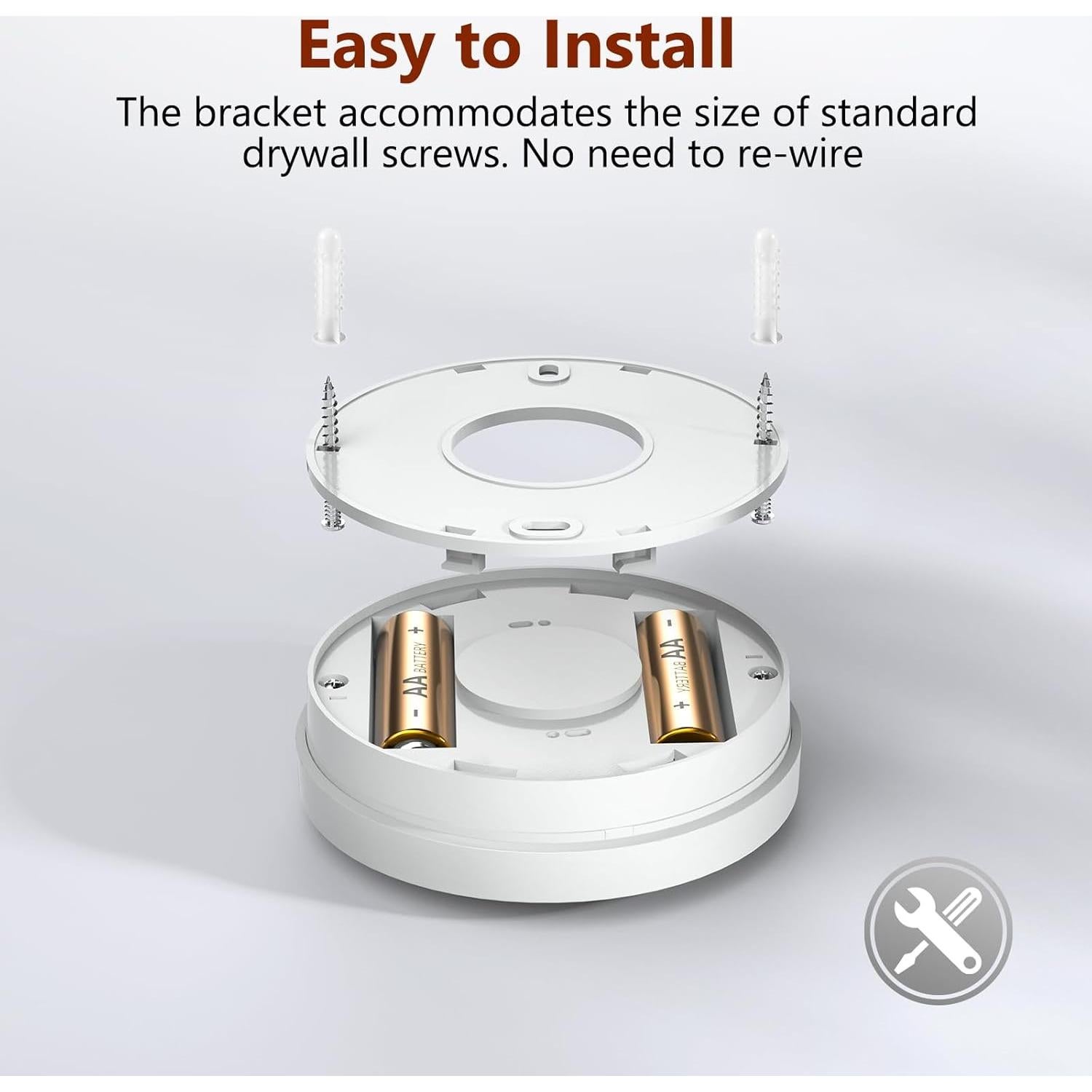 Detector de Humo Inteligente Uingarm WiFi 6 Unidades 85dB