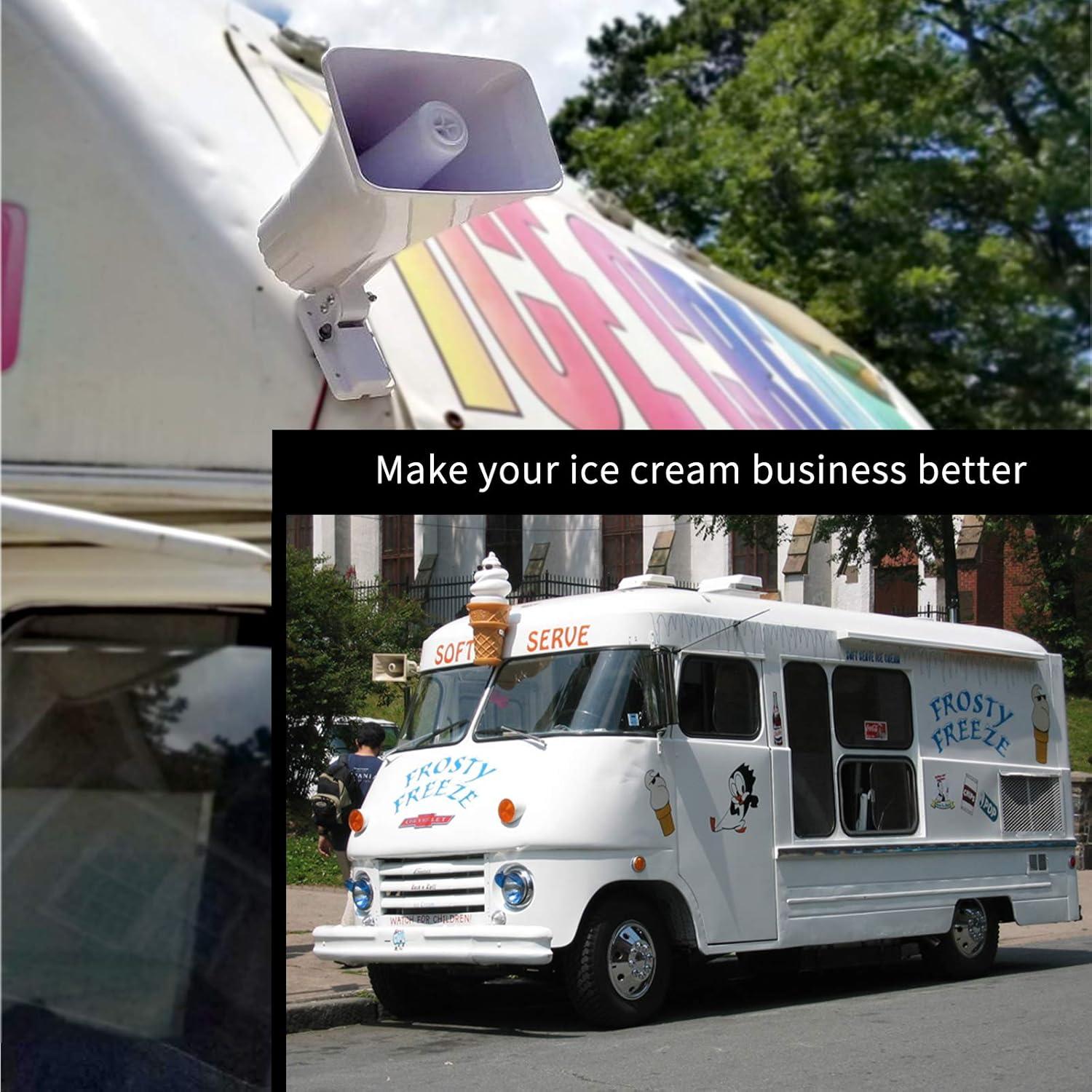 Sirena de Alarma KLLsmDesign 30W 130dB para Exterior 6-12V