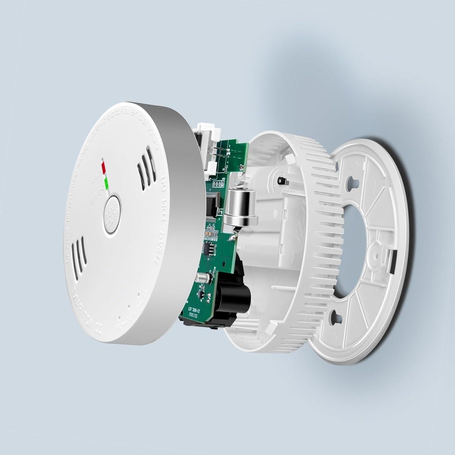 Detector de Humo y Monóxido de Carbono GLBSUNION, Paquete de 2