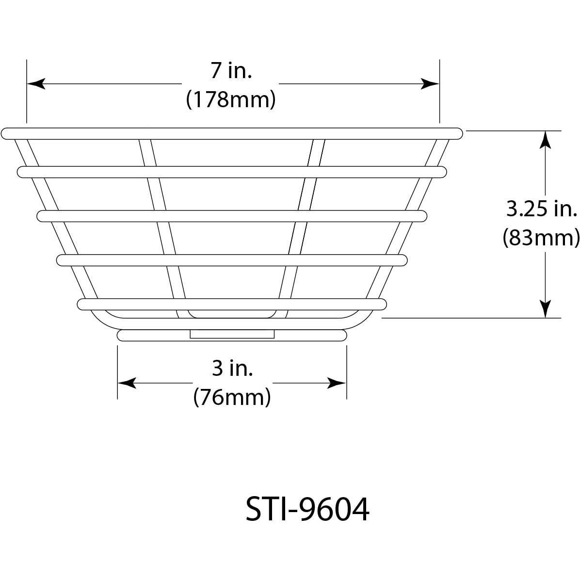 Detenedor de Red de Acero STI-9604 para Detectores de Humo