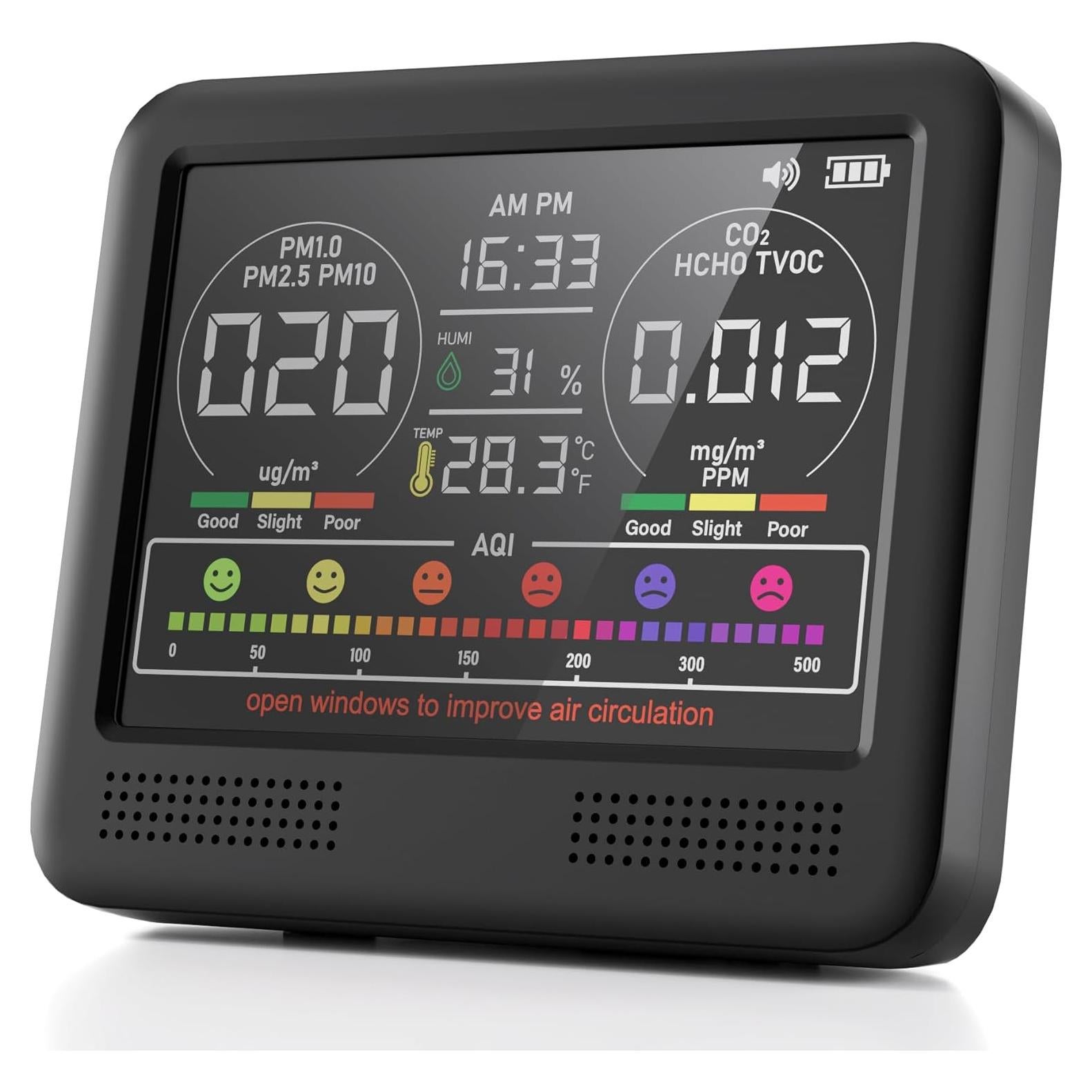 Monitor de Calidad del Aire 16-en-1 PERFORMANCE GURU AK23