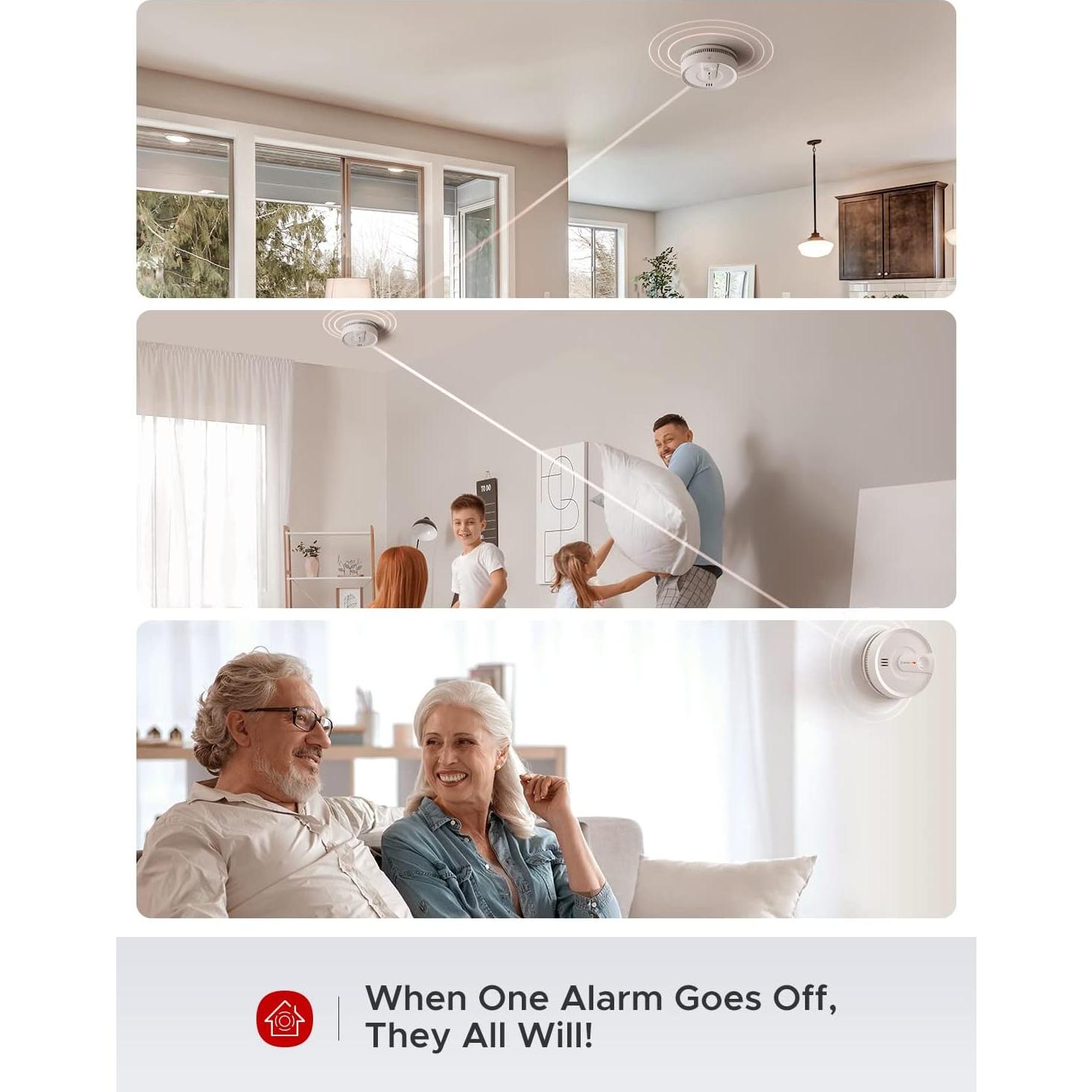 Detector de Humo Inalámbrico X-Sense SD20-W con Batería de 10 Años