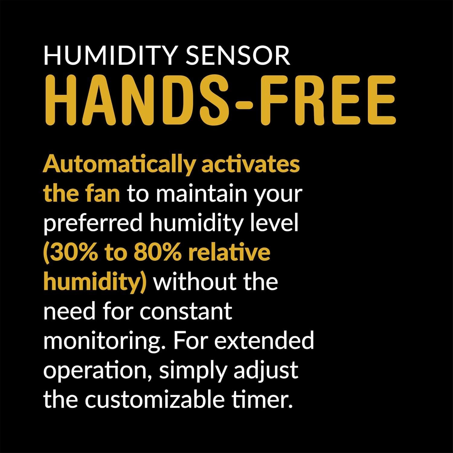 Ventilador de Baño KAZE SNP100H 100 CFM Detección de Humedad