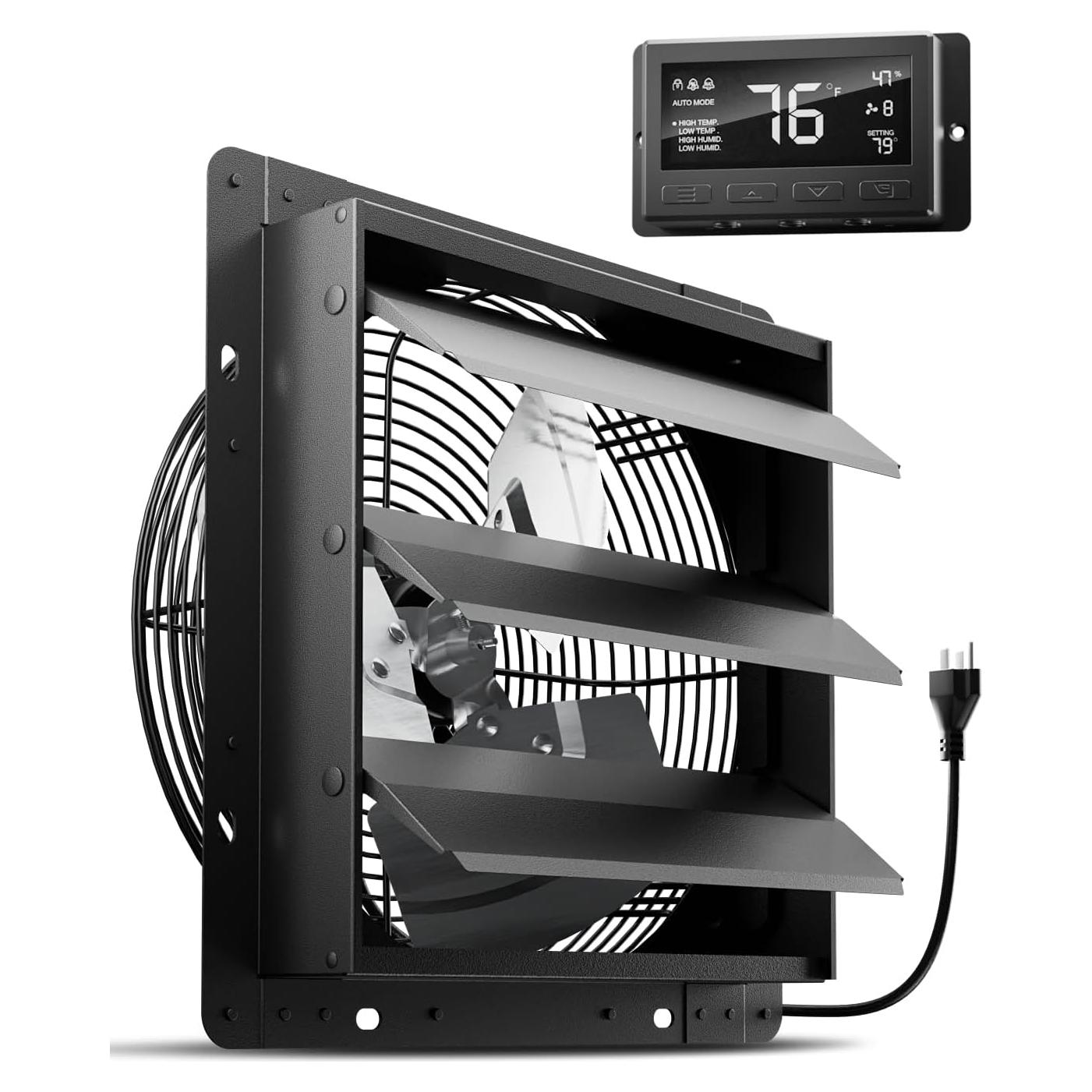 Ventilador de Escape HG Power 30 cm con Termostato Inteligente