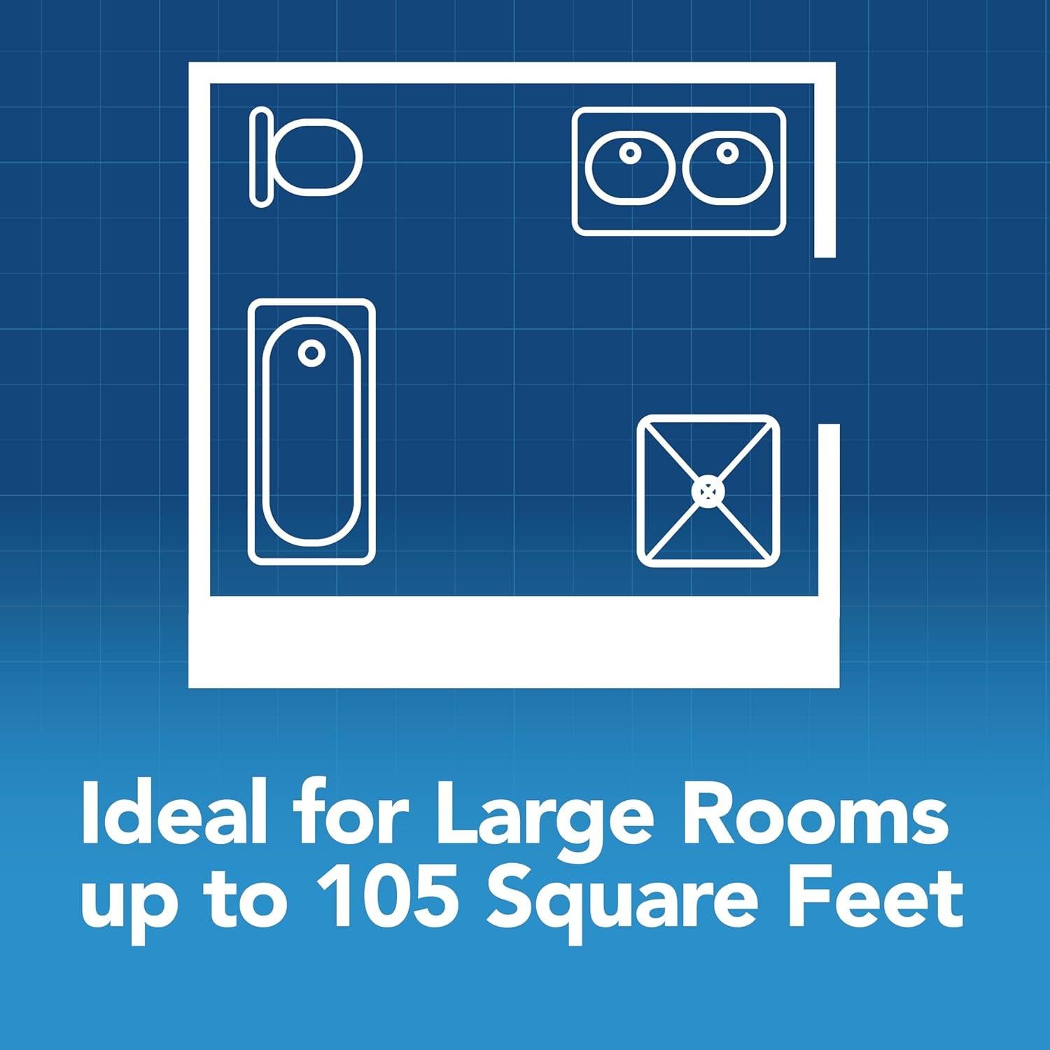 Ventilador de Baño Broan-NuTone QT 110 CFM Detección Humedad