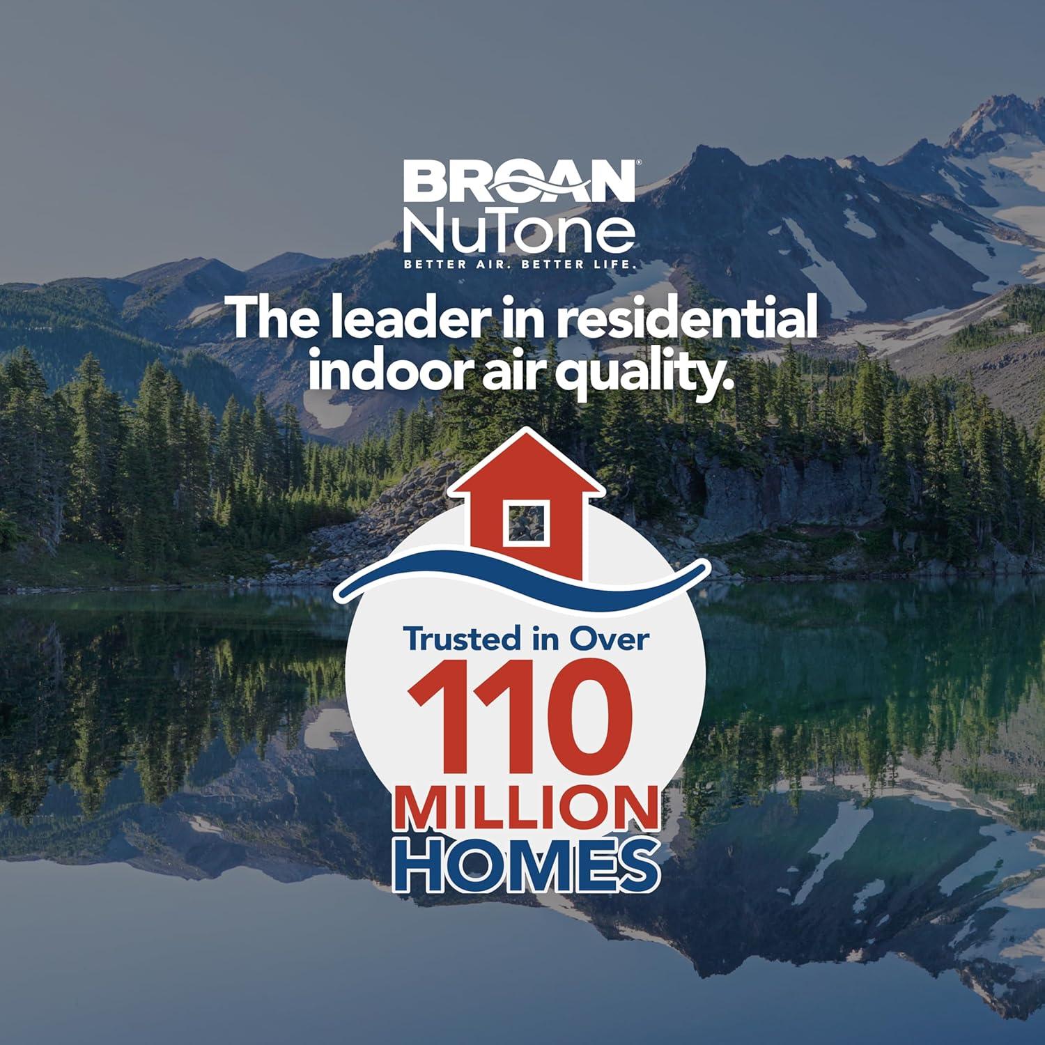 Ventilador de Baño Broan-NuTone QT 110 CFM Detección Humedad