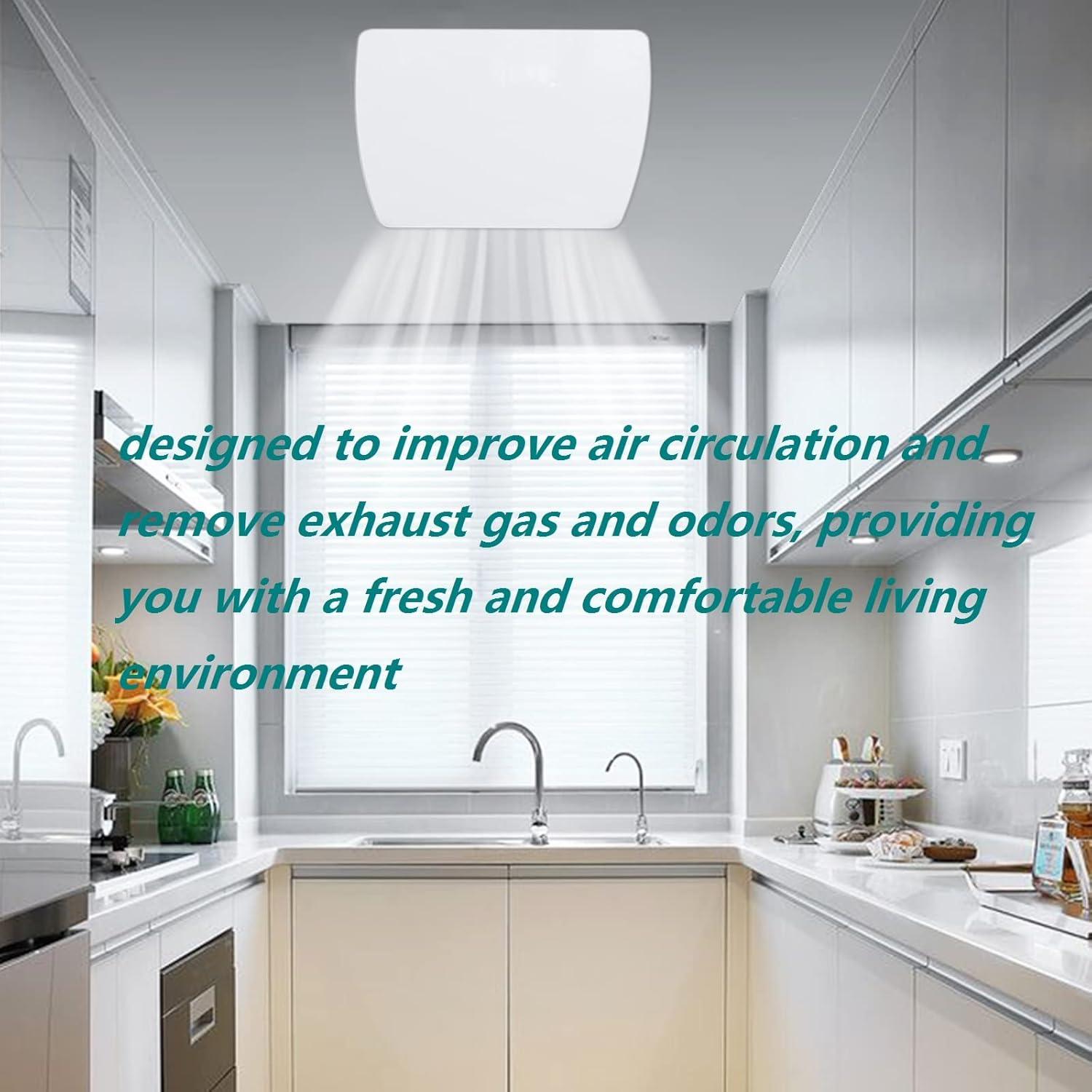 Ventilador Extractor de Baño Allvent 6" 141 CFM Blanco