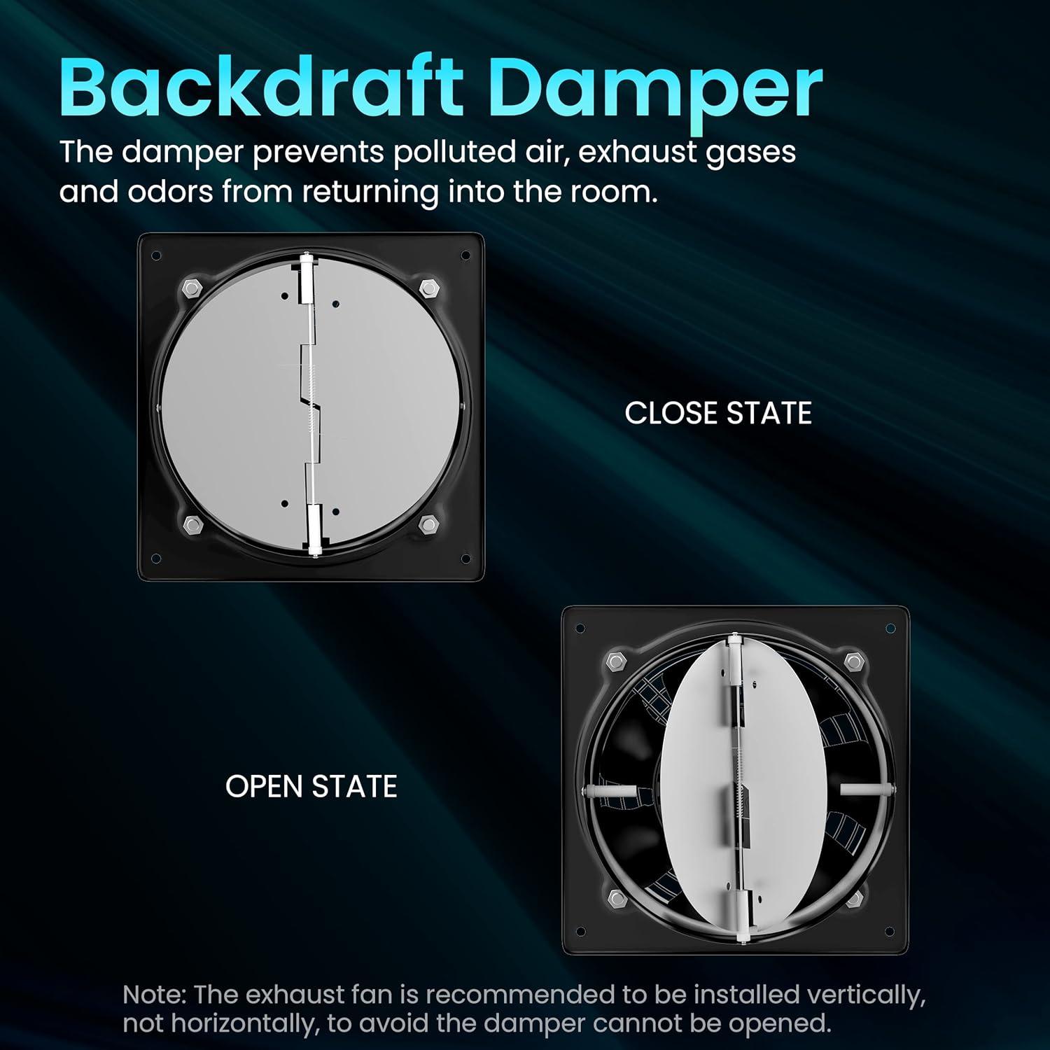 Ventilador de Escape HG Power 150mm 308CFM Pared Techo