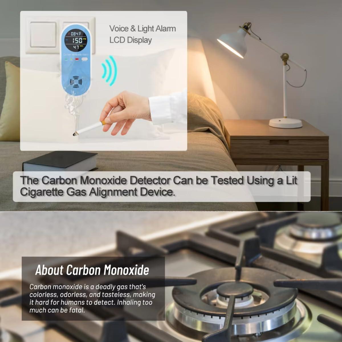 Detector de Monóxido de Carbono 3-en-1 Shenzhen KH106