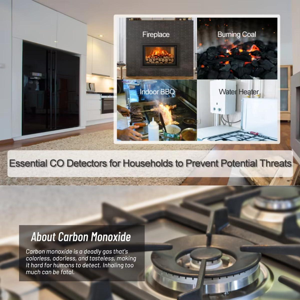 Detector de Monóxido de Carbono 3-en-1 Shenzhen KH106