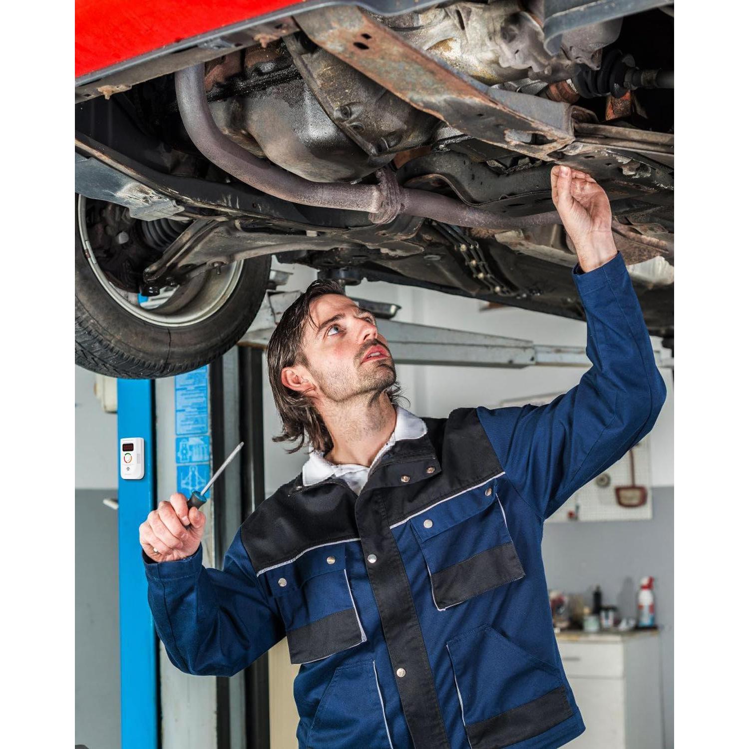 Detector de Monóxido de Carbono Enchufable Phsmont 2 Paquetes