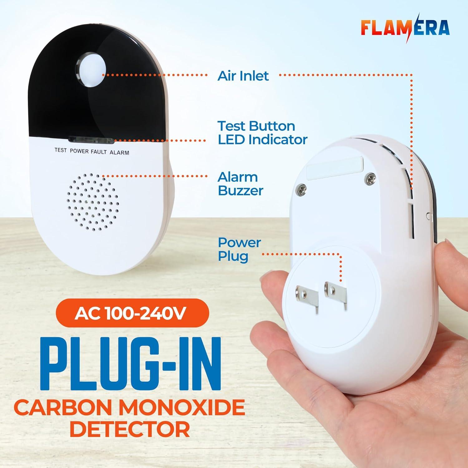 Detector de Monóxido de Carbono Plug-in FLAMERA ACJ-921