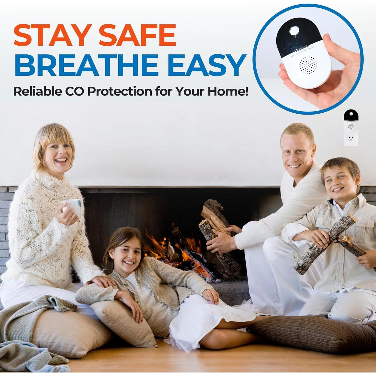 Detector de Monóxido de Carbono Plug-in FLAMERA ACJ-921