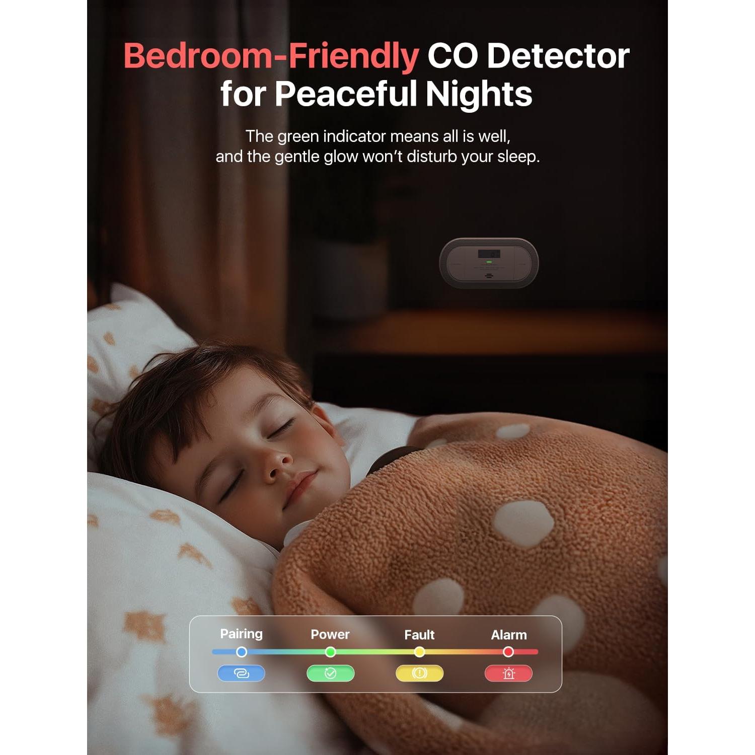 Detector de Monóxido de Carbono X-Sense Wi-Fi XC0C-iA 1-Pack