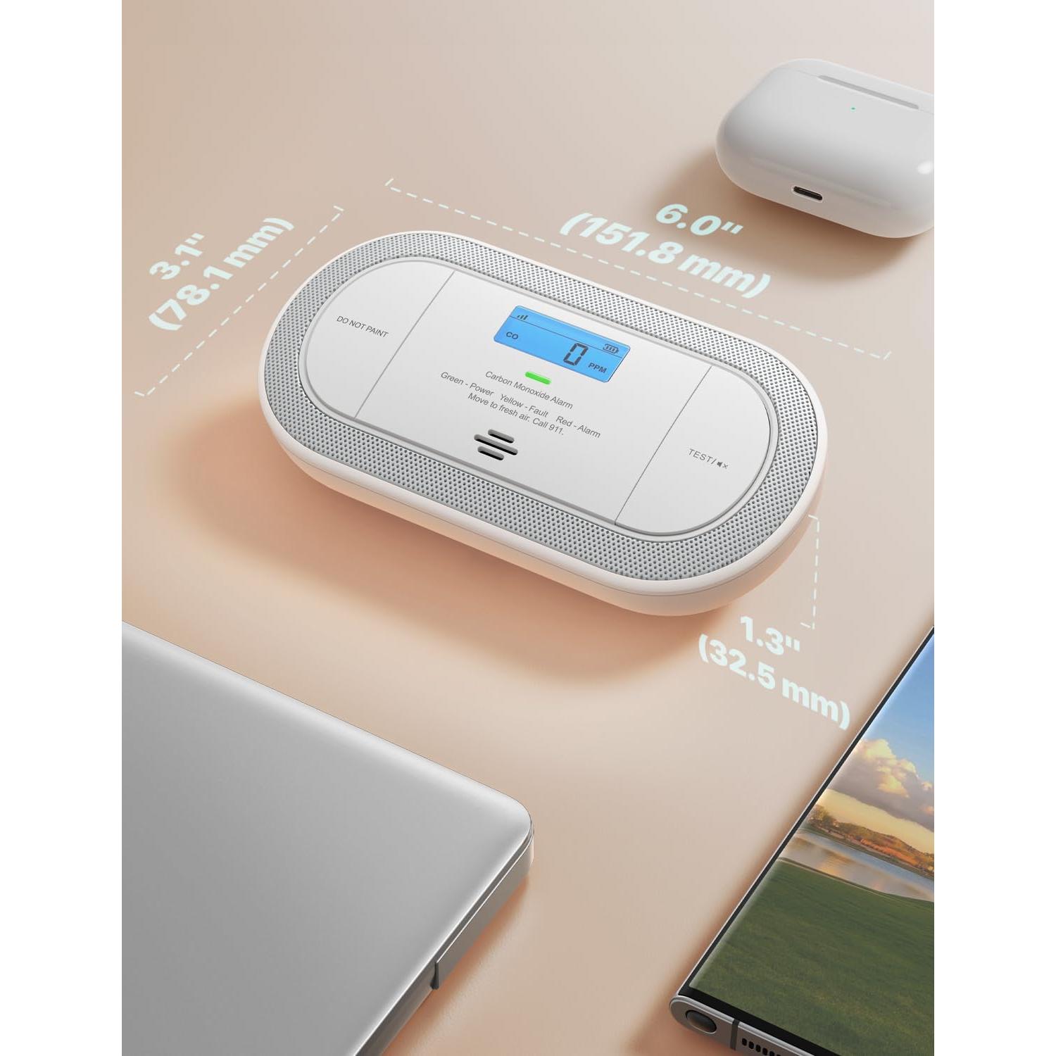 Detector de Monóxido de Carbono X-Sense Wi-Fi XC0C-iA 1-Pack