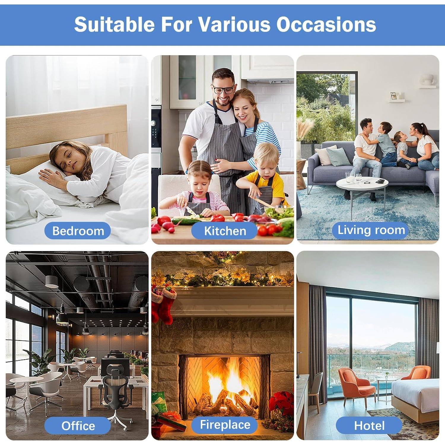 Detector de Monóxido de Carbono BTYEEUYI 3 en 1 con Pantalla LCD