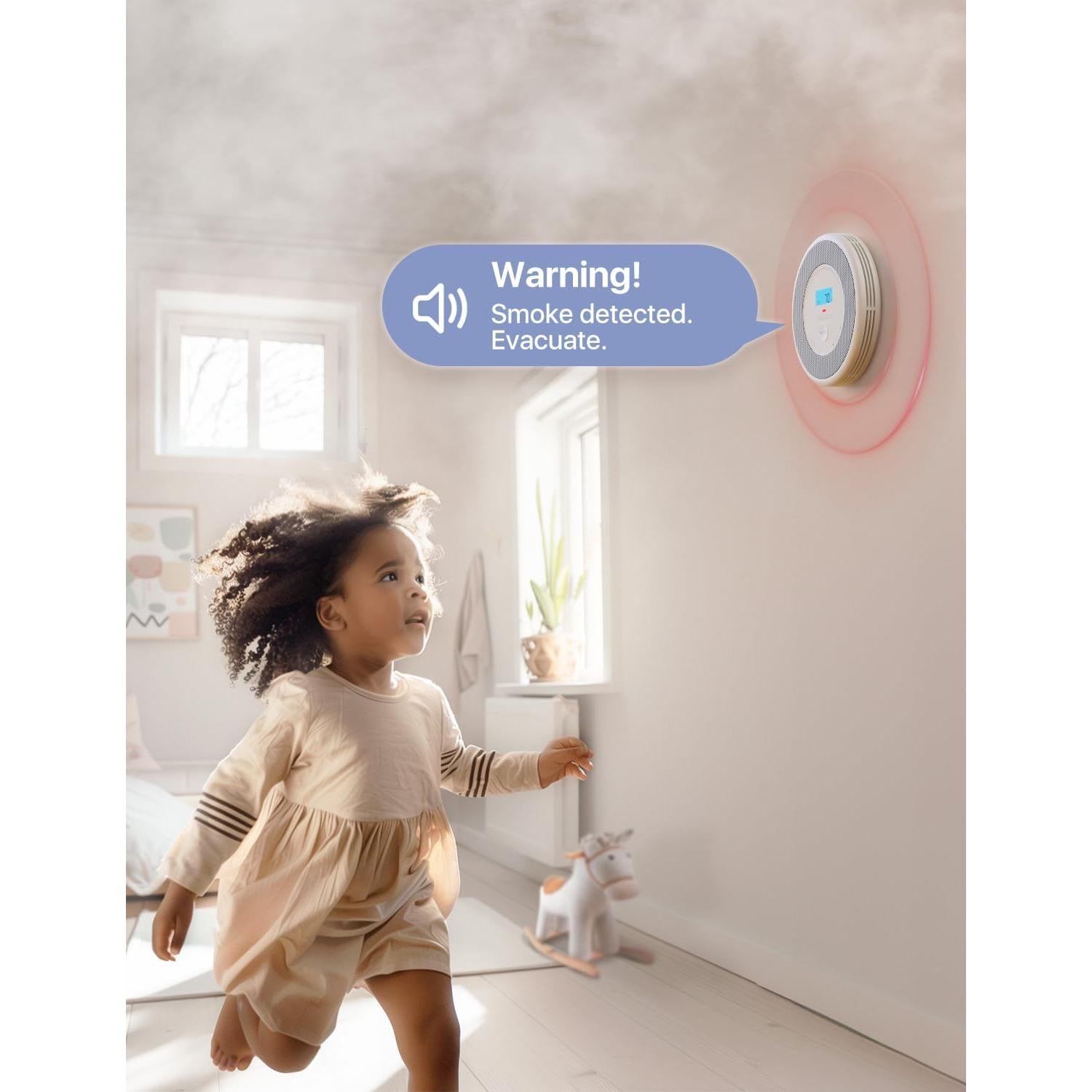 Detector de Humo y Monóxido de Carbono X-Sense XP0A-SR, Paquete de 5