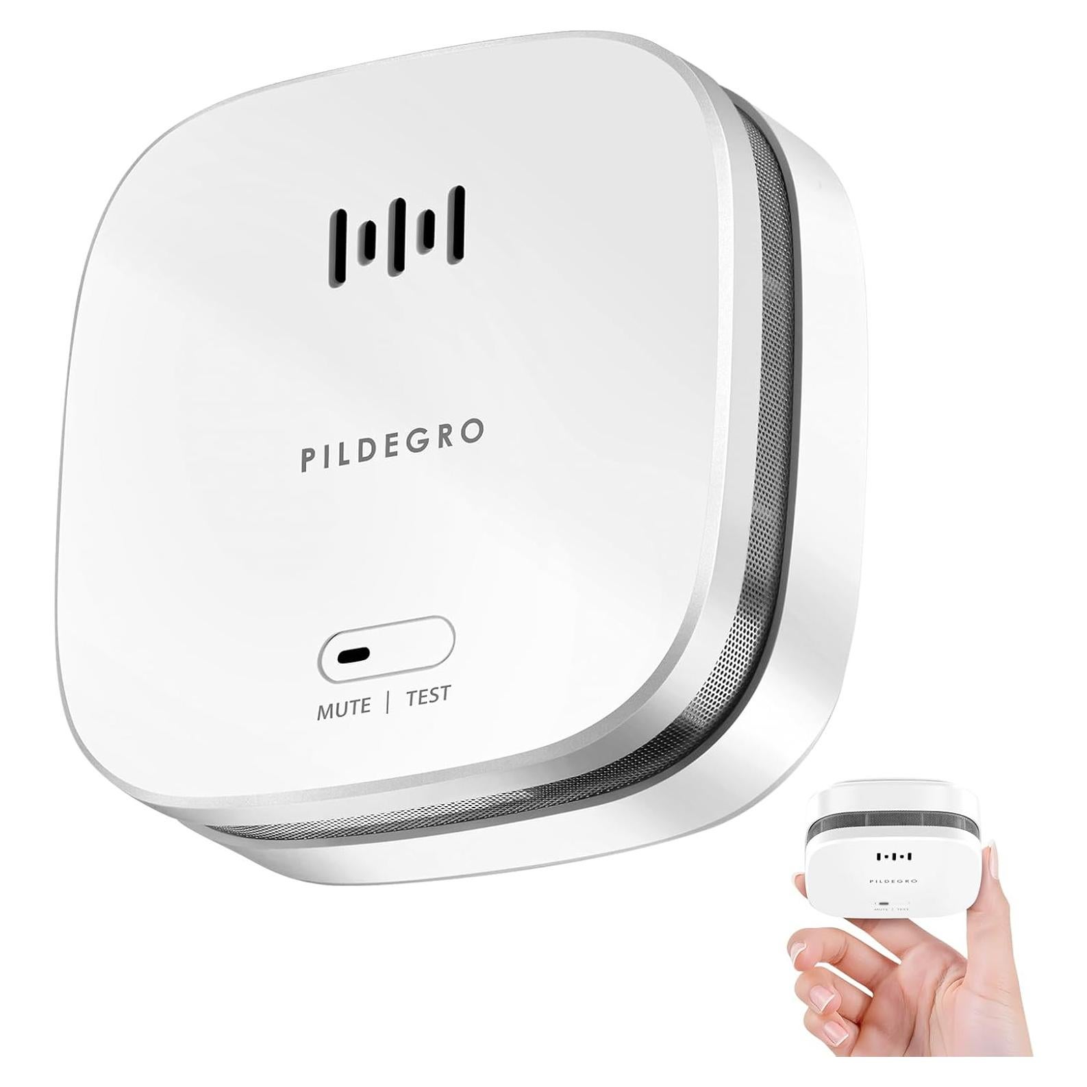 Detector de Humo Pildegro PD-70S con Batería de 10 Años