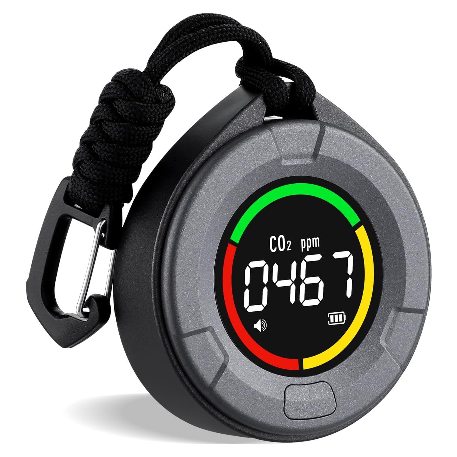 Detector de CO2 Portátil INKBIRDPLUS PTH-10C con Pantalla LCD