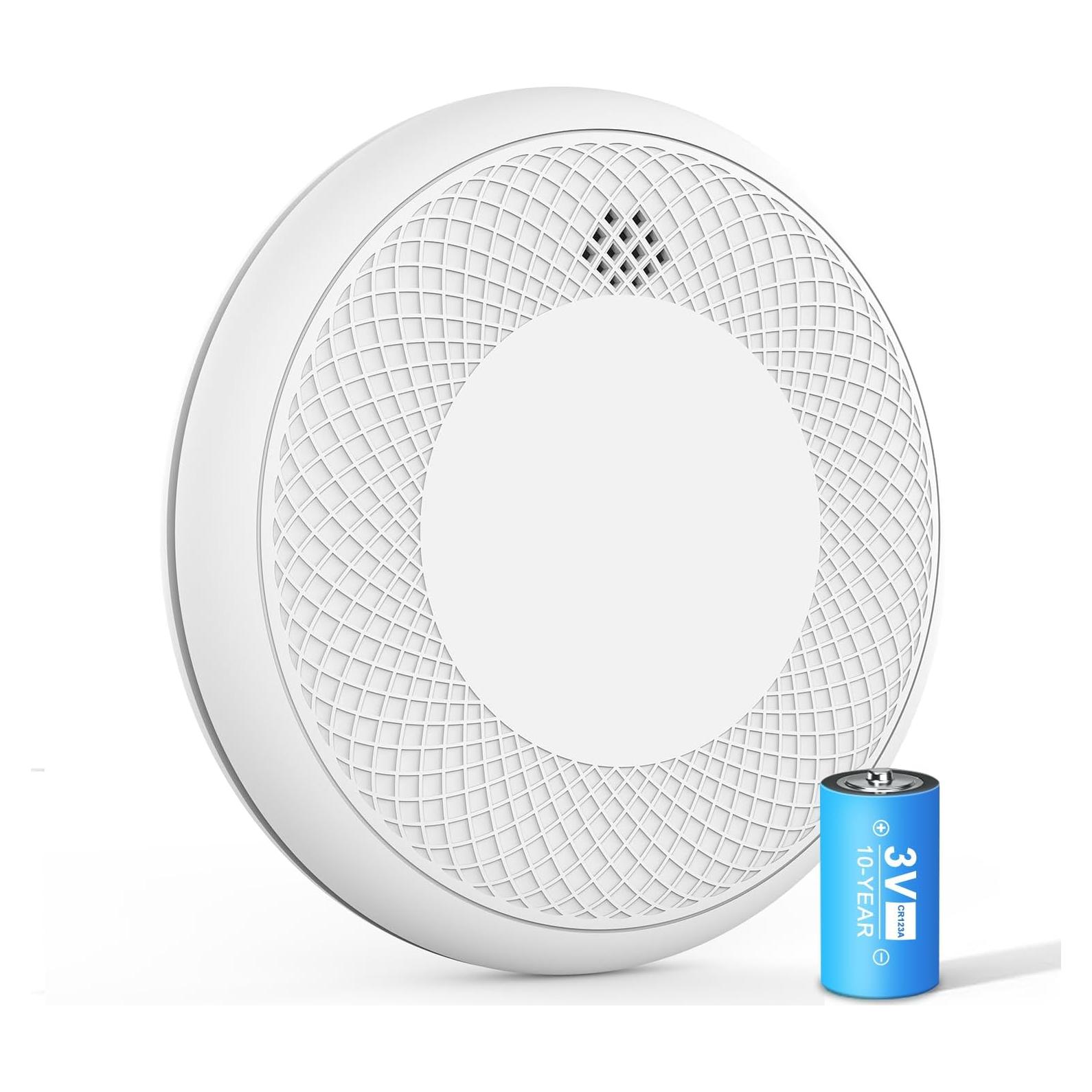 Detector de Humo y CO 2 Runidur CS12, Batería 10 Años, 85 dB